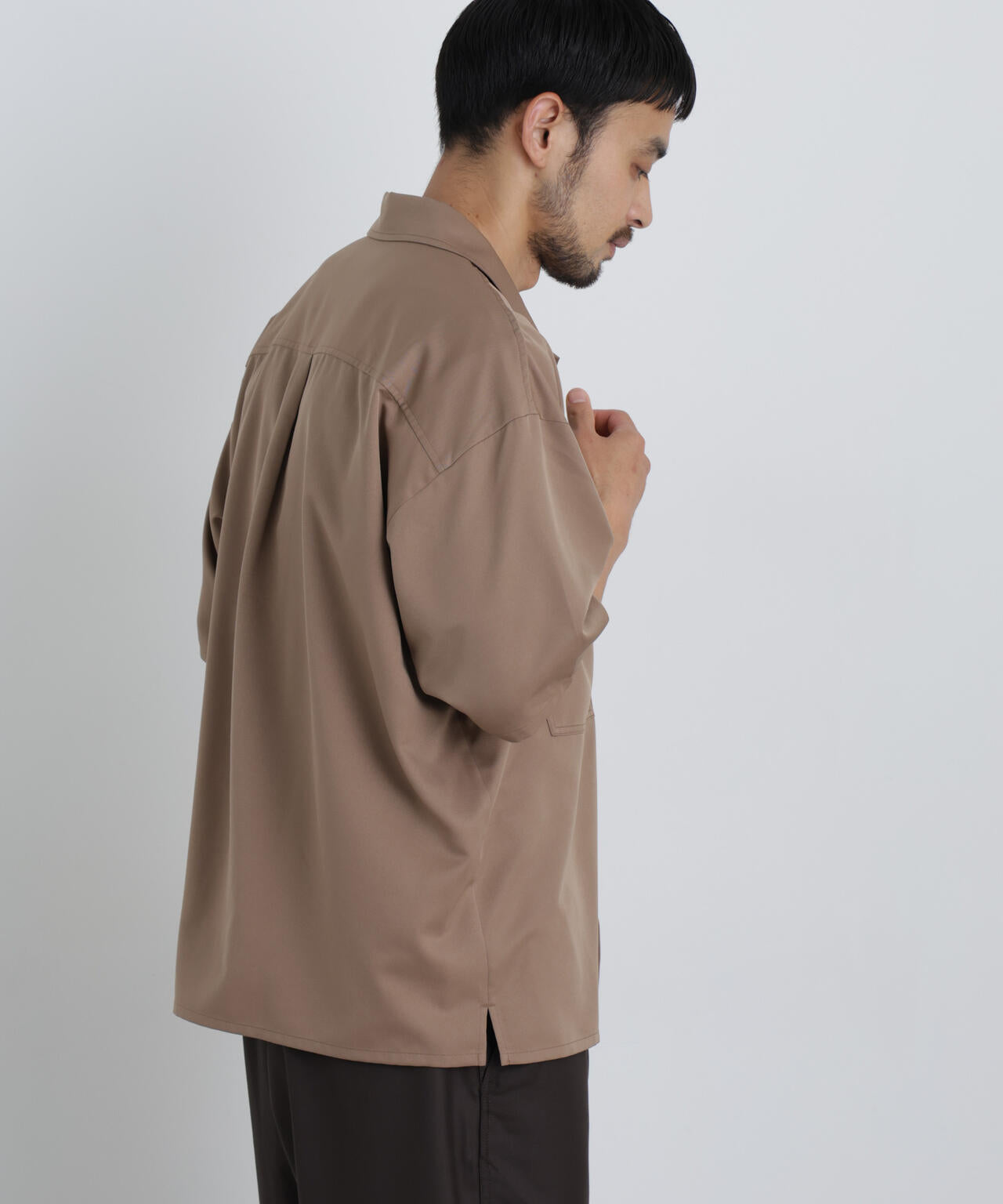 COOLFIBER(R)ドレープツイルシャツ半袖