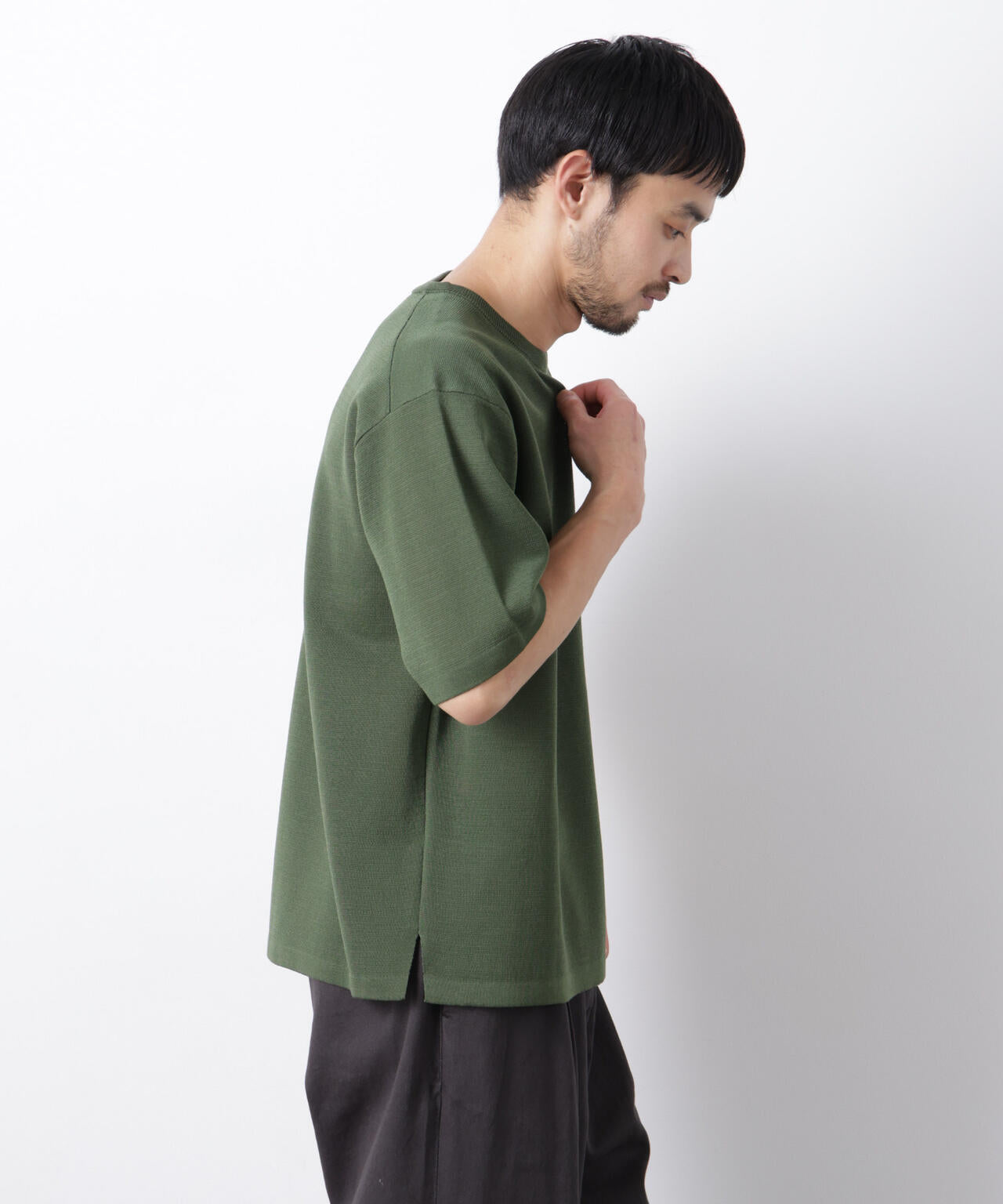 12ゲージドライニットTシャツ 半袖
