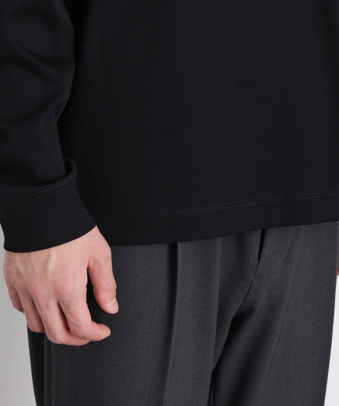 アンチスメルVネックTシャツ 長袖