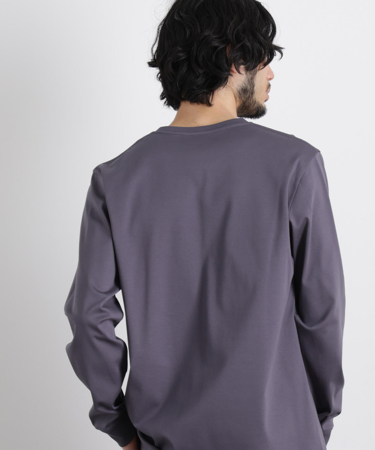 アンチスメルVネックTシャツ 長袖
