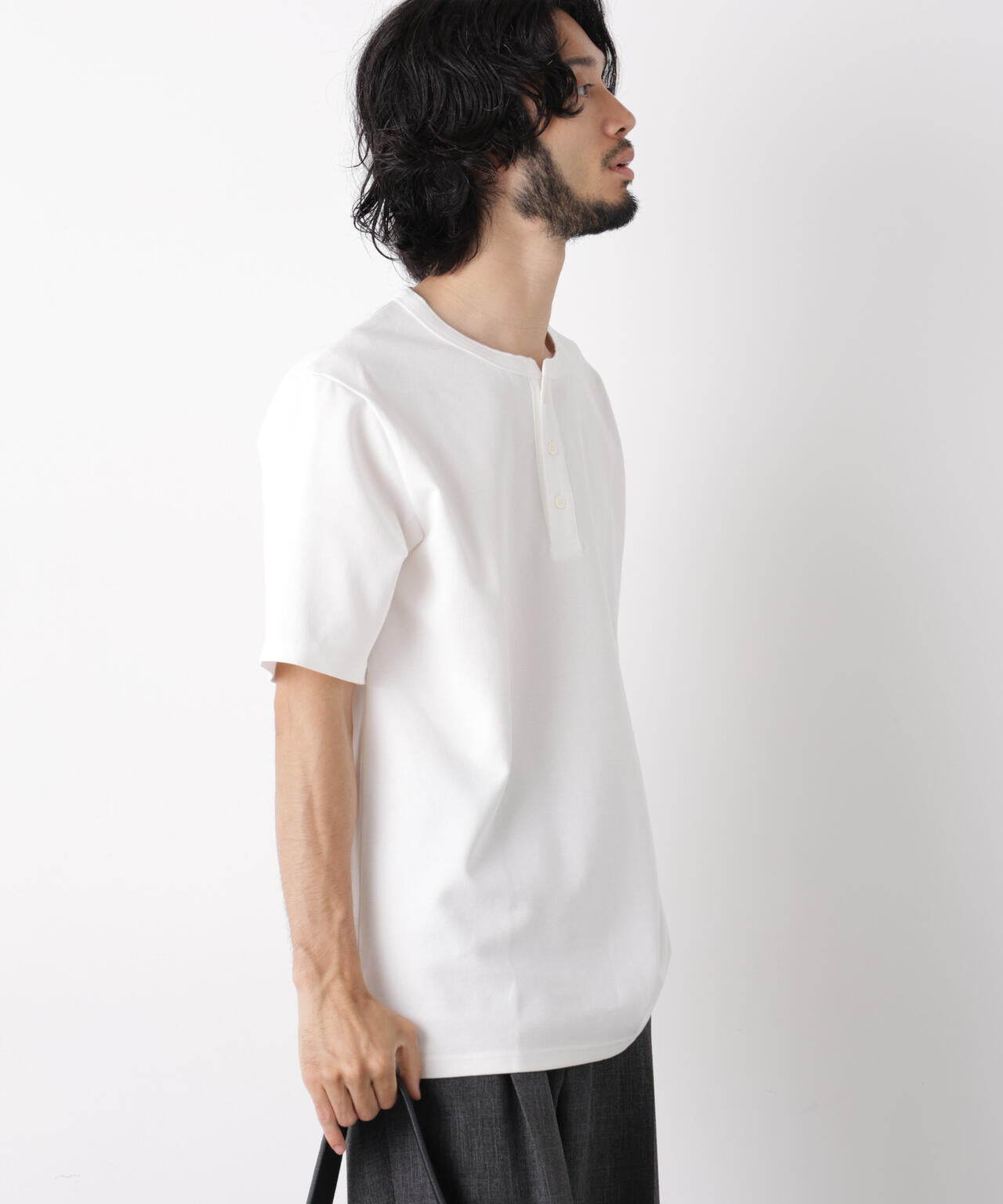 60サーフニットヘンリーTシャツ 半袖