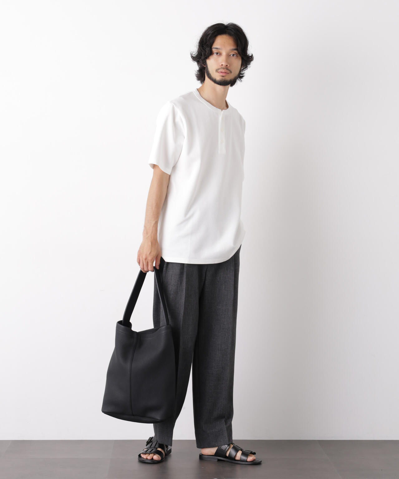 60サーフニットヘンリーTシャツ 半袖