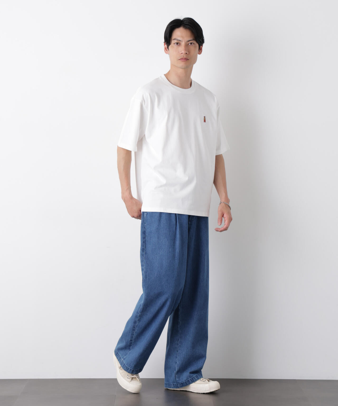 ナノベア ワイドTシャツ半袖 プロレス