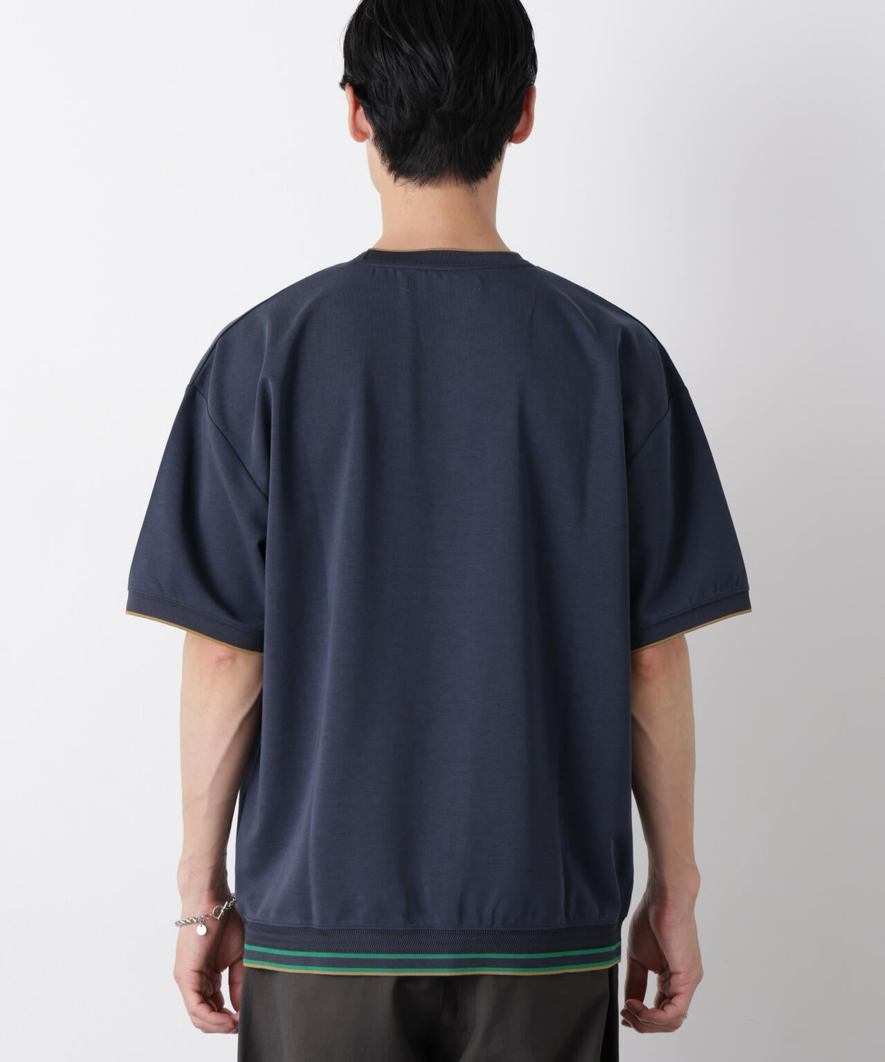 リブスムースTシャツ 半袖