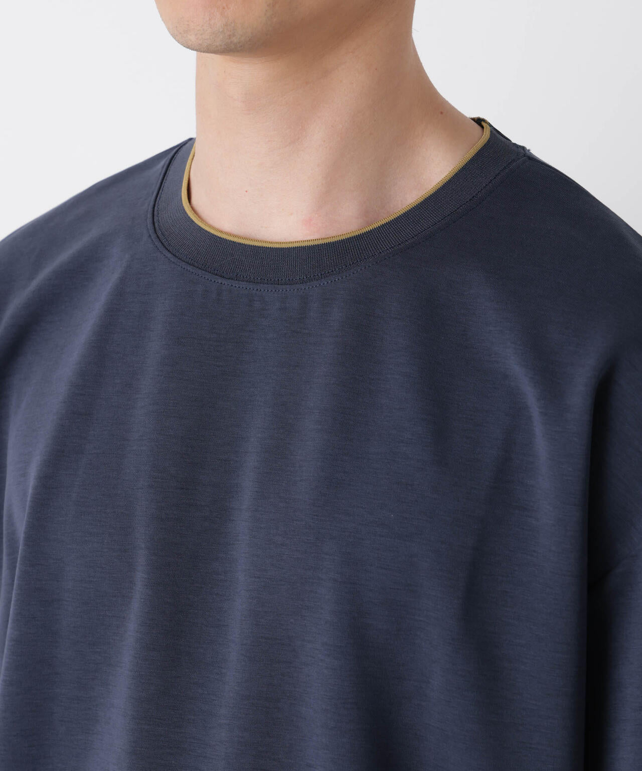 リブスムースTシャツ 半袖