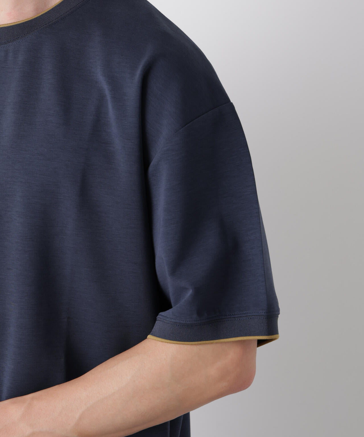 リブスムースTシャツ 半袖