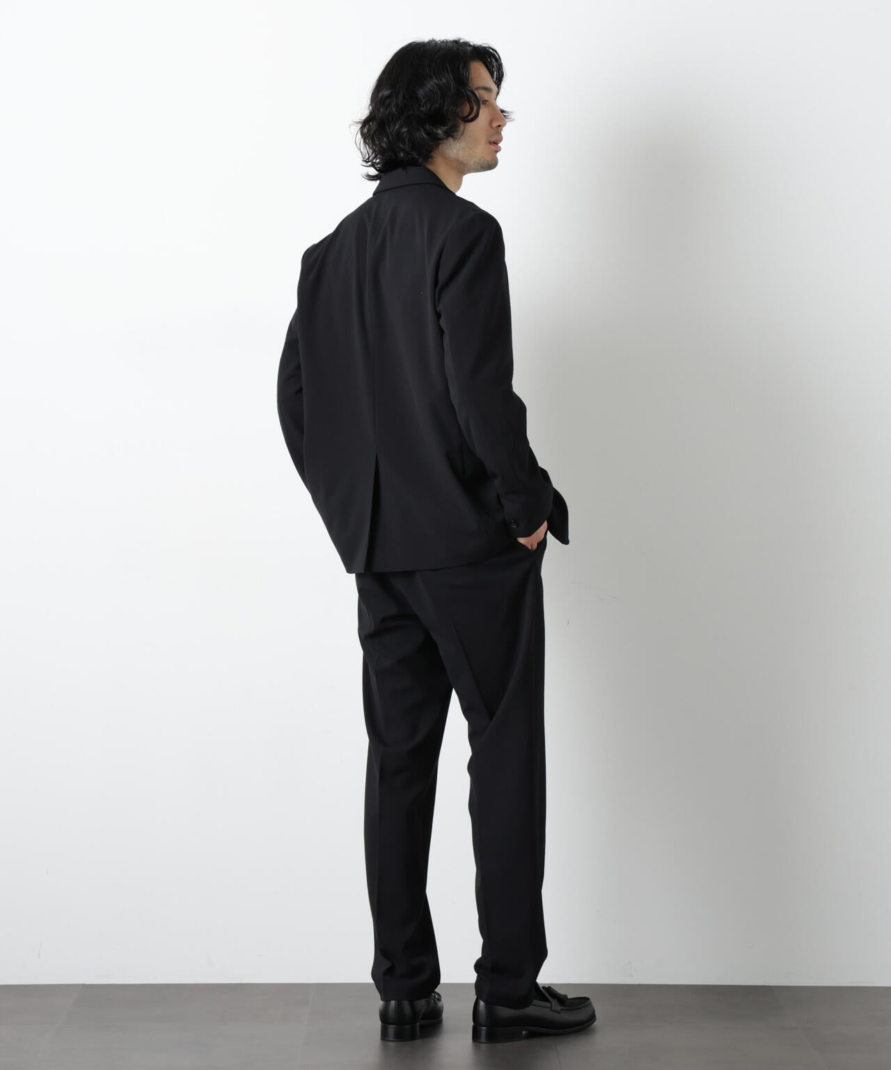ALWAYS EASY ワンタックスラックス（セットアップ可）