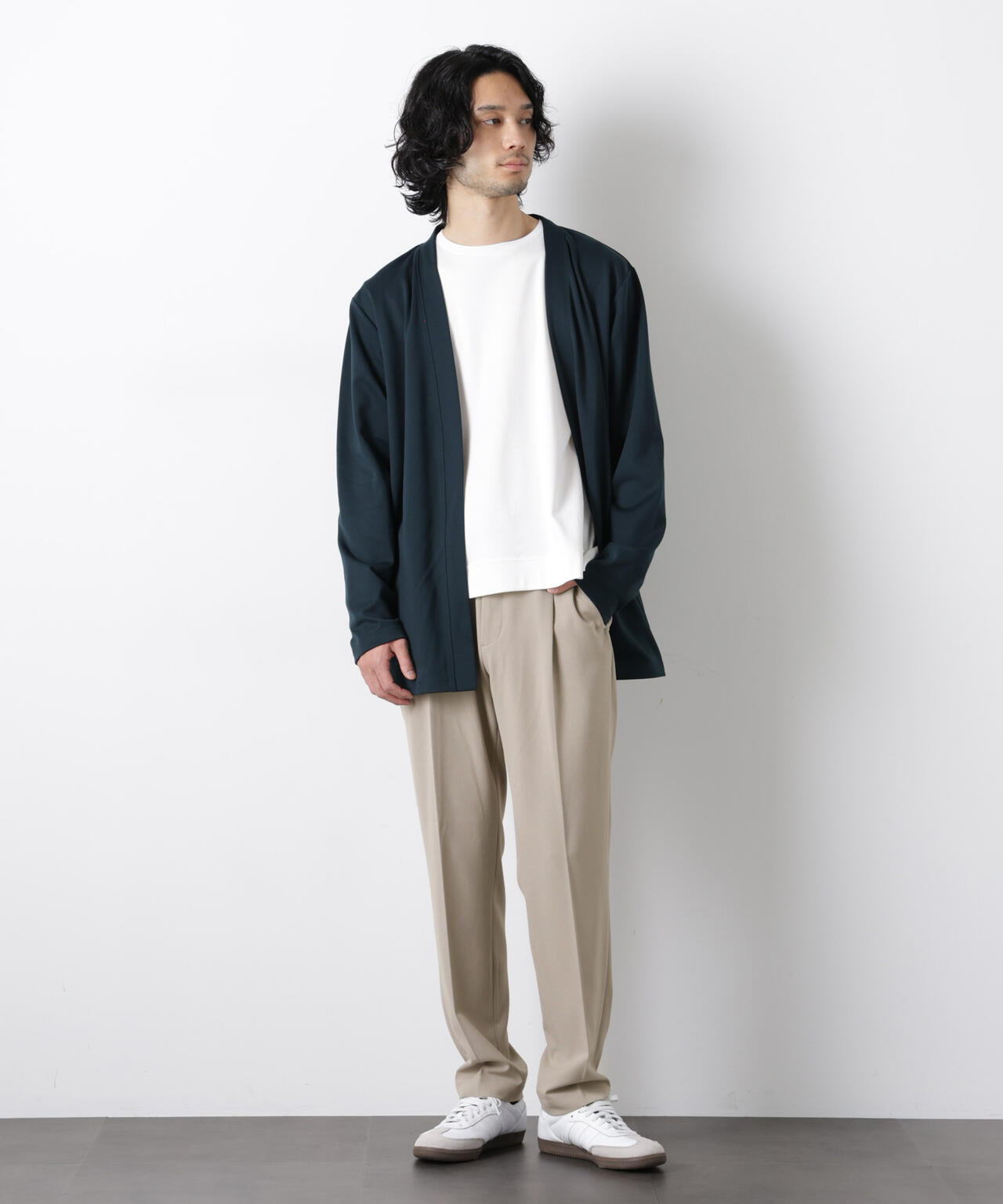 ALWAYS EASY ワンタックスラックス（セットアップ可）