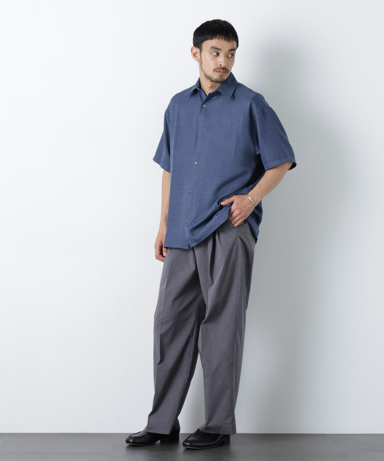 COOLMAX (R) 2タックワイドスラックス