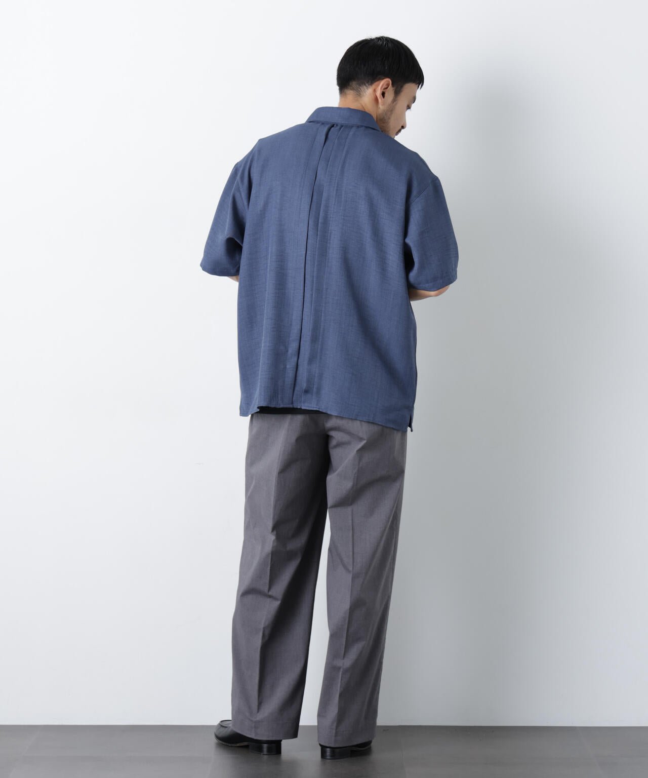 COOLMAX (R) 2タックワイドスラックス