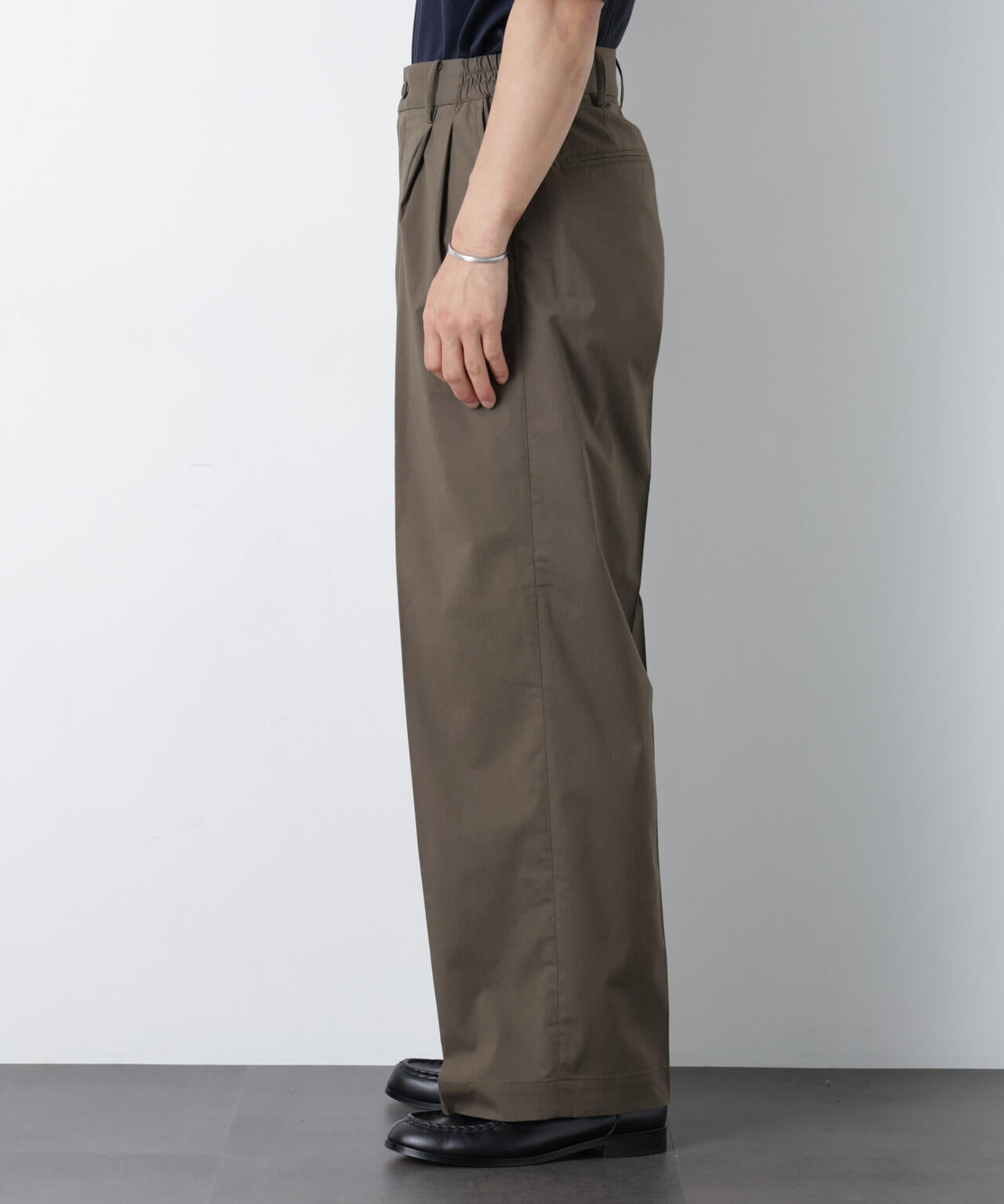 COOLMAX (R) 2タックワイドスラックス