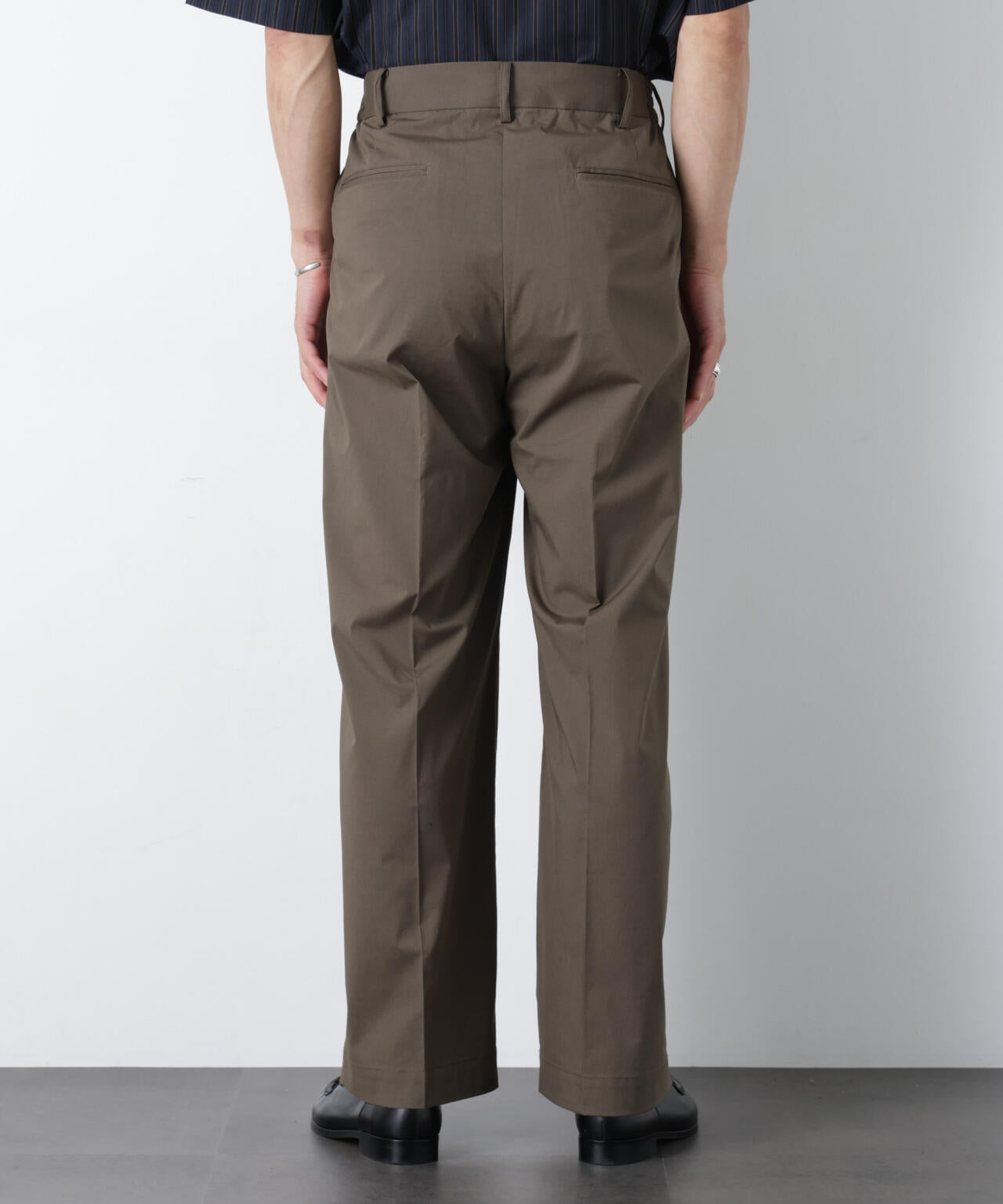 COOLMAX (R) 2タックワイドスラックス