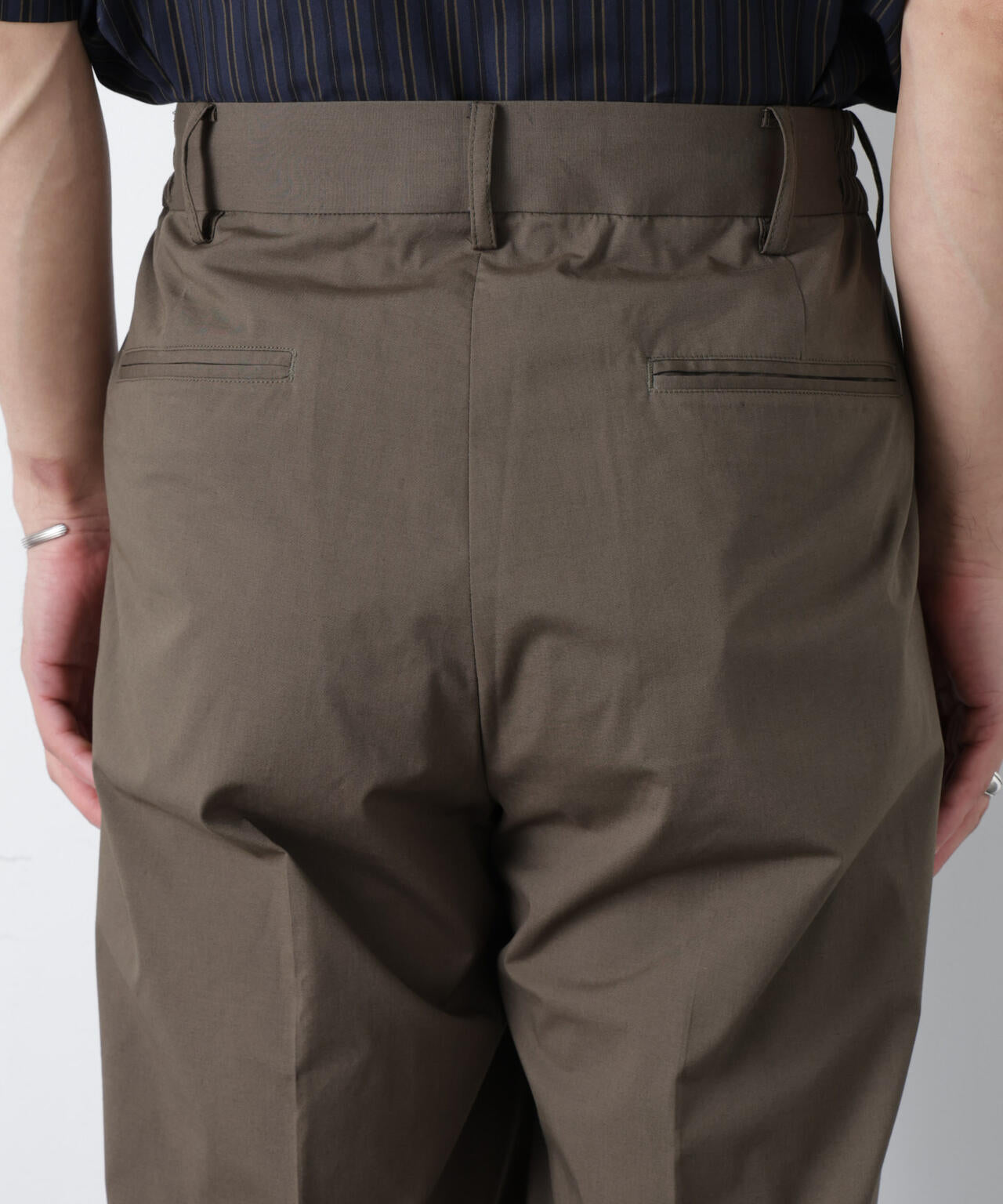 COOLMAX (R) 2タックワイドスラックス