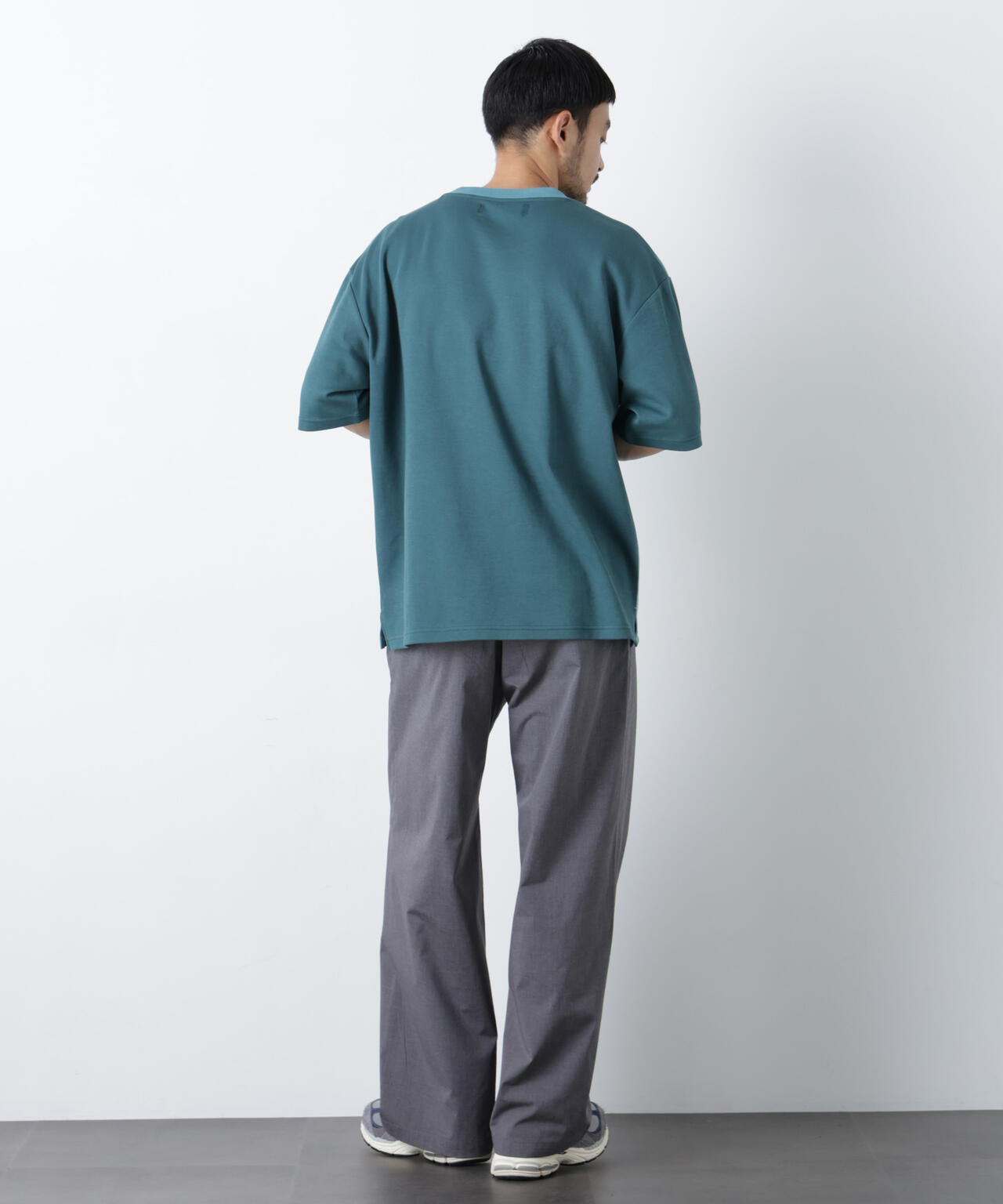 COOLMAX (R) バギーストレートスラックス
