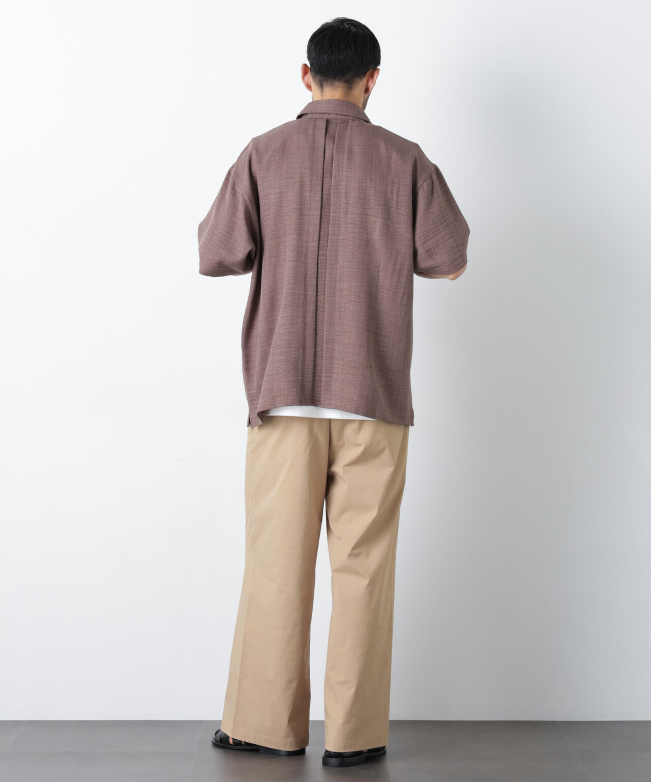 COOLMAX (R) バギーストレートスラックス