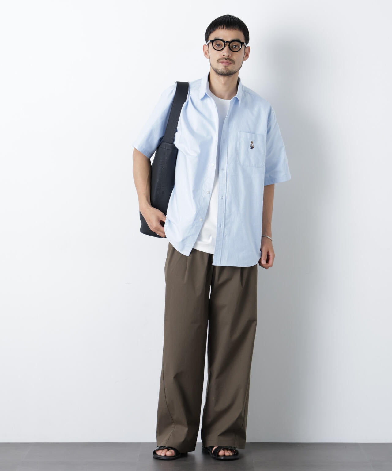 COOLMAX (R) バギーストレートスラックス