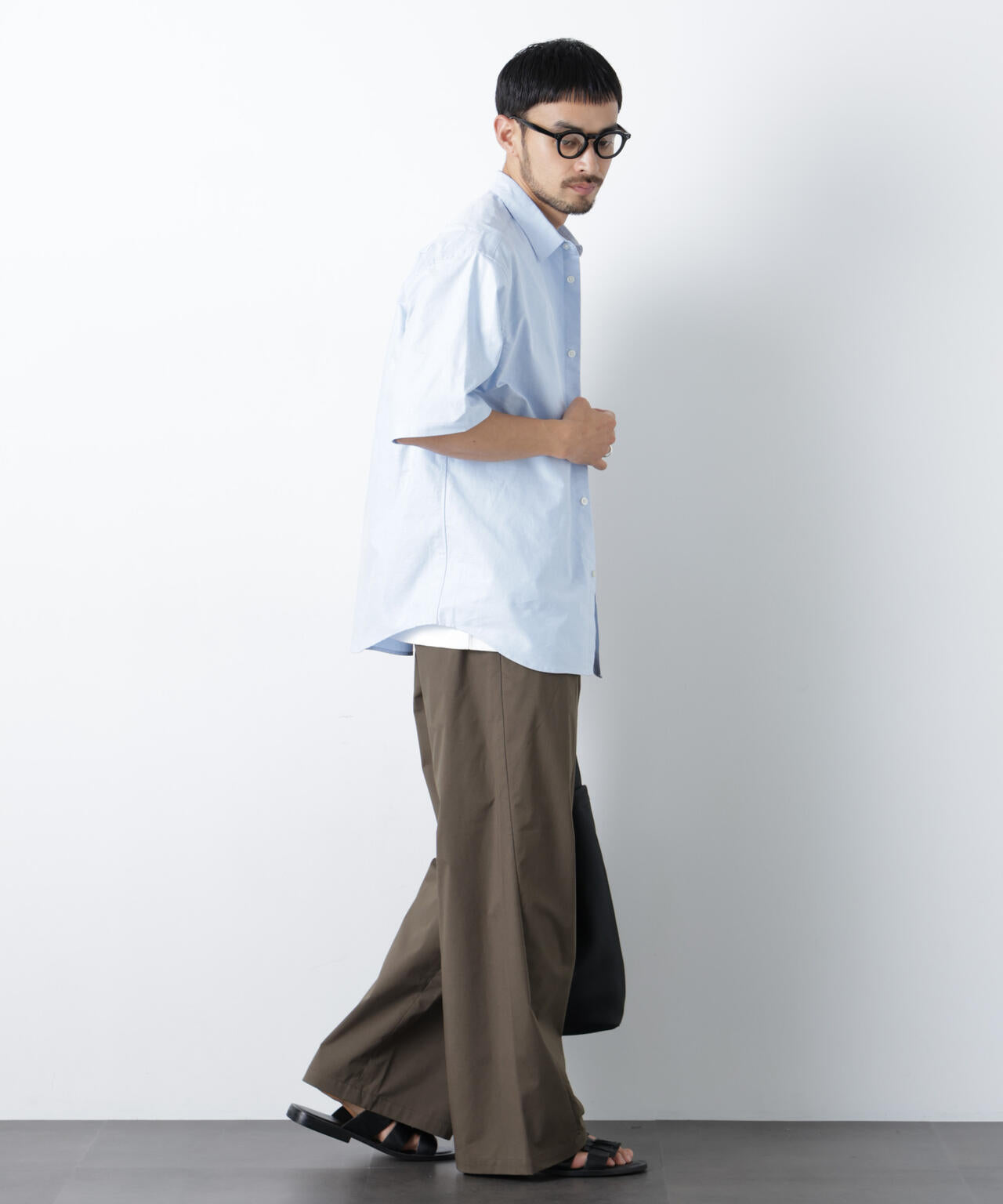 COOLMAX (R) バギーストレートスラックス
