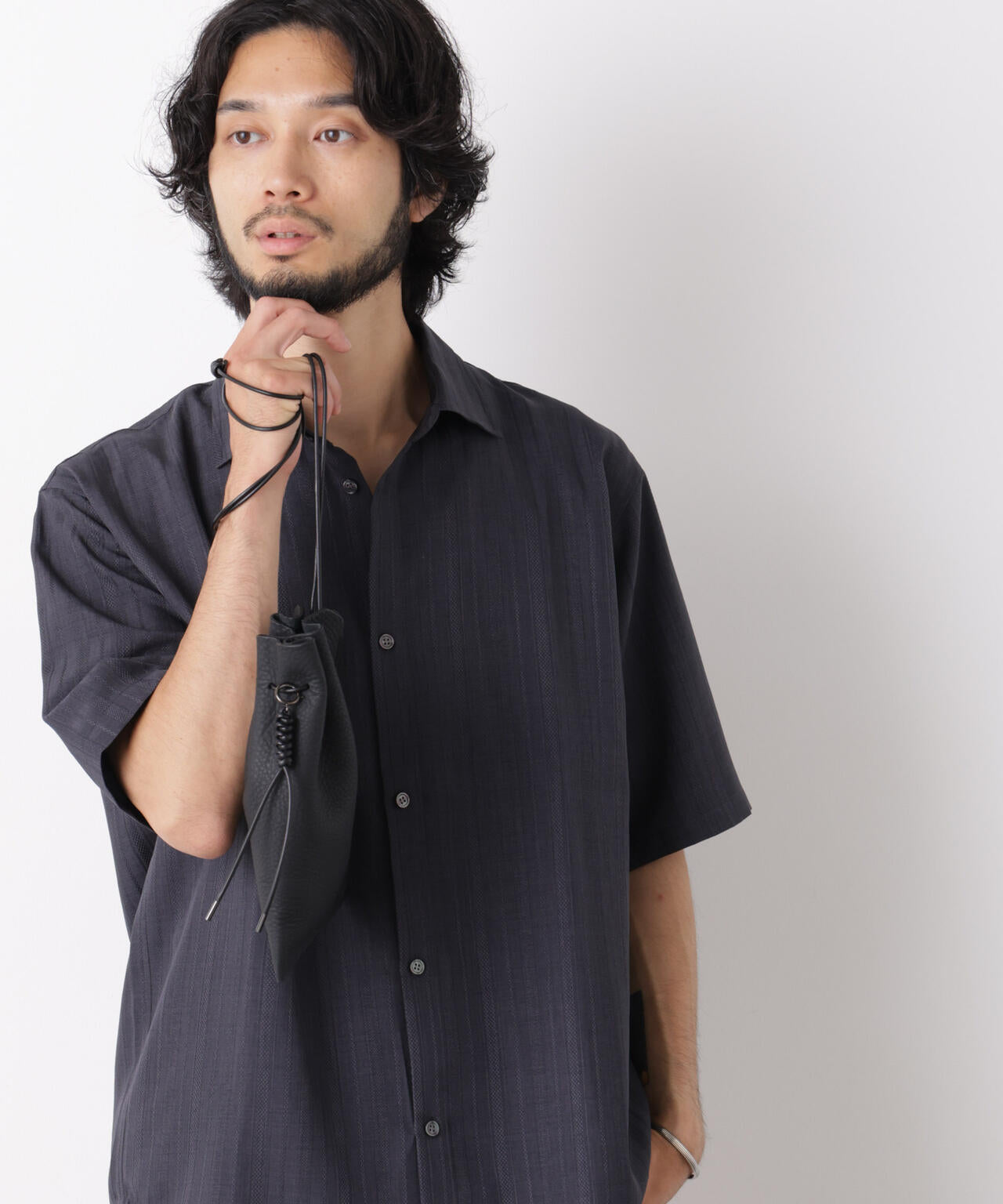181cm　B:75 W:73 H:90 着用サイズ：L