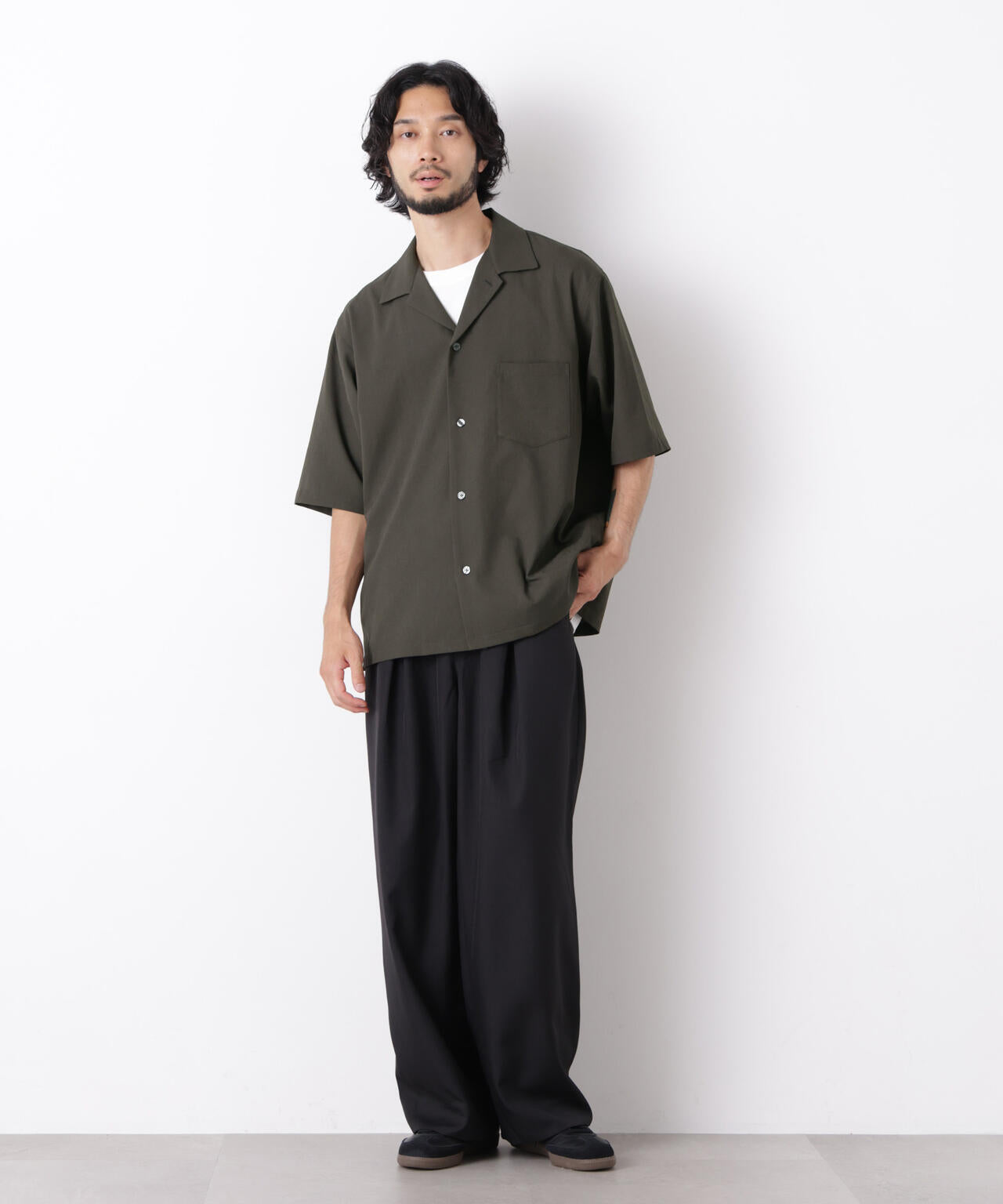 ハイツイストドライシャツ 半袖(セットアップ可)