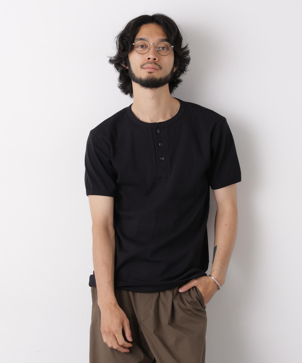 181cm　B:75 W:73 H:90 着用サイズ：L
