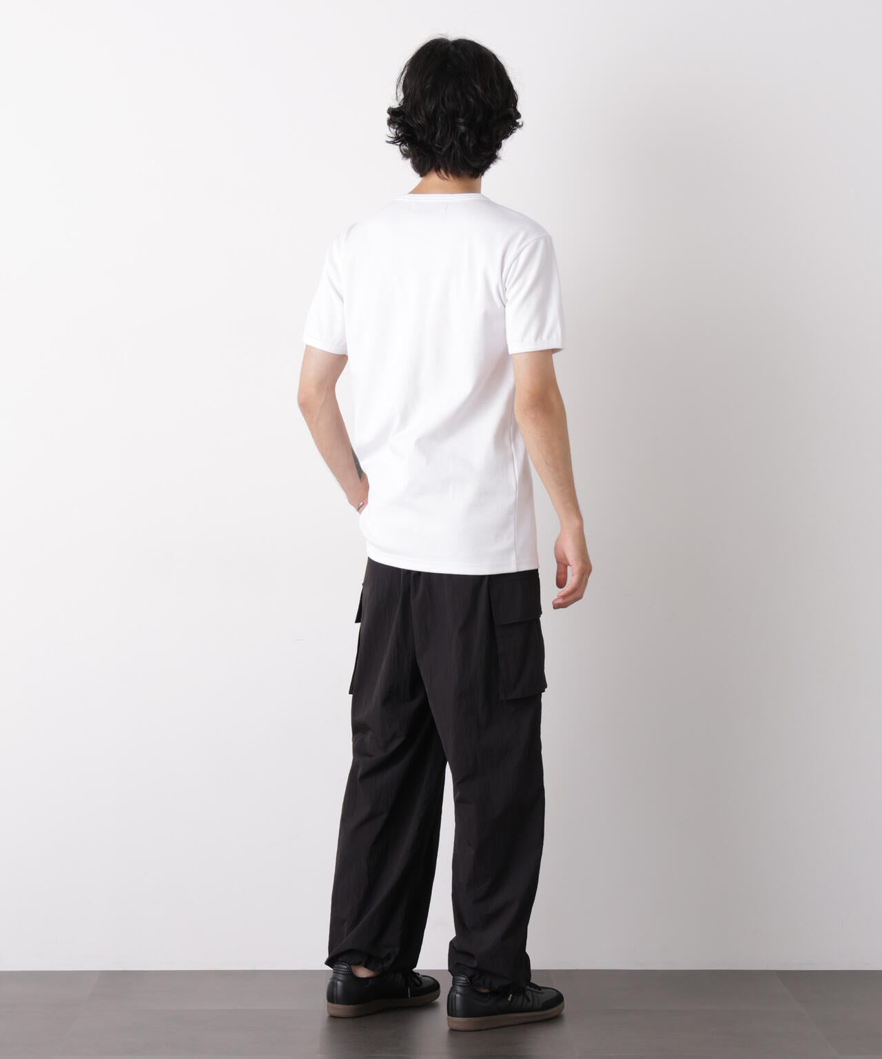 リブフライスヘンリーTシャツ 半袖