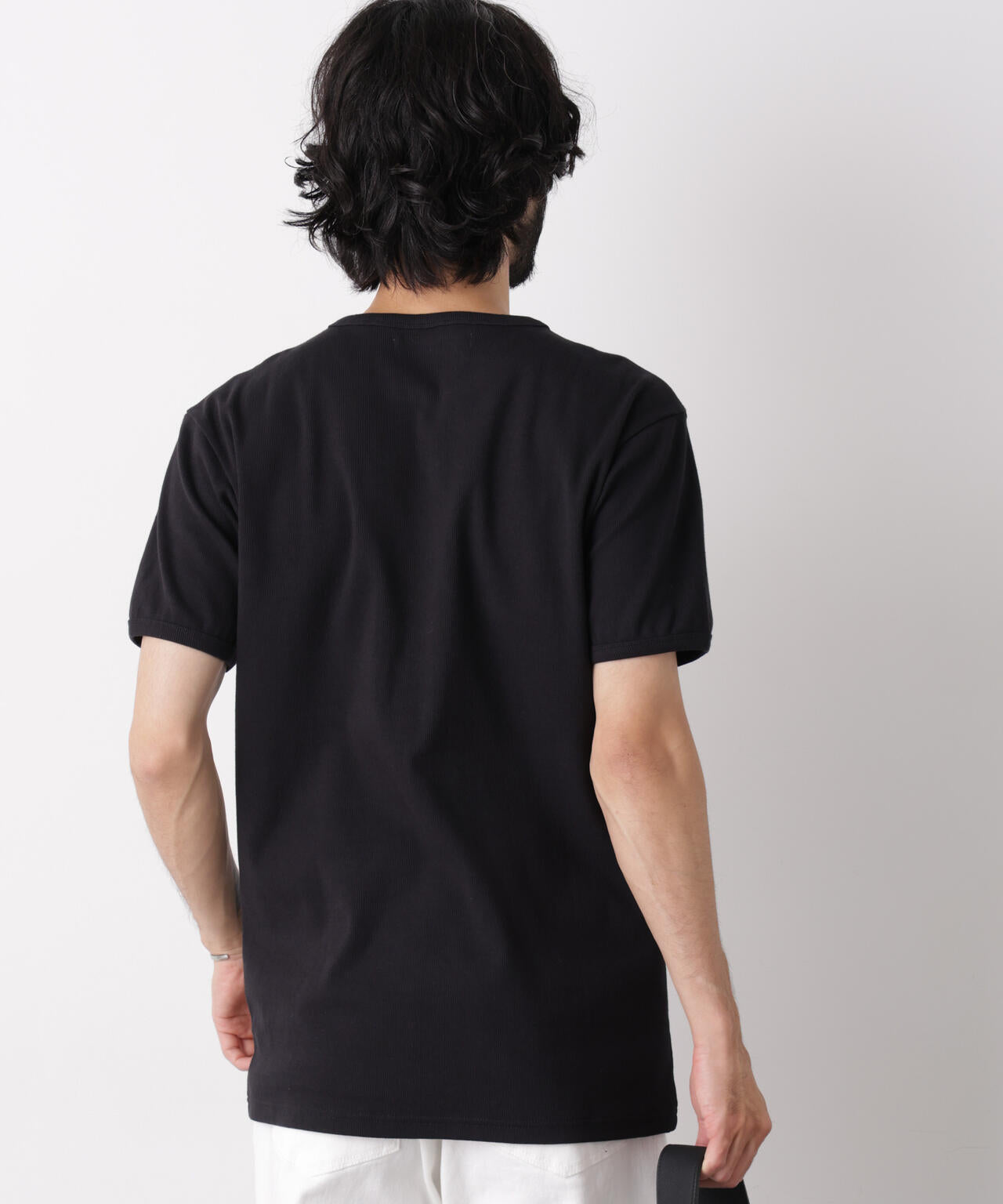 リブフライスTシャツ 半袖