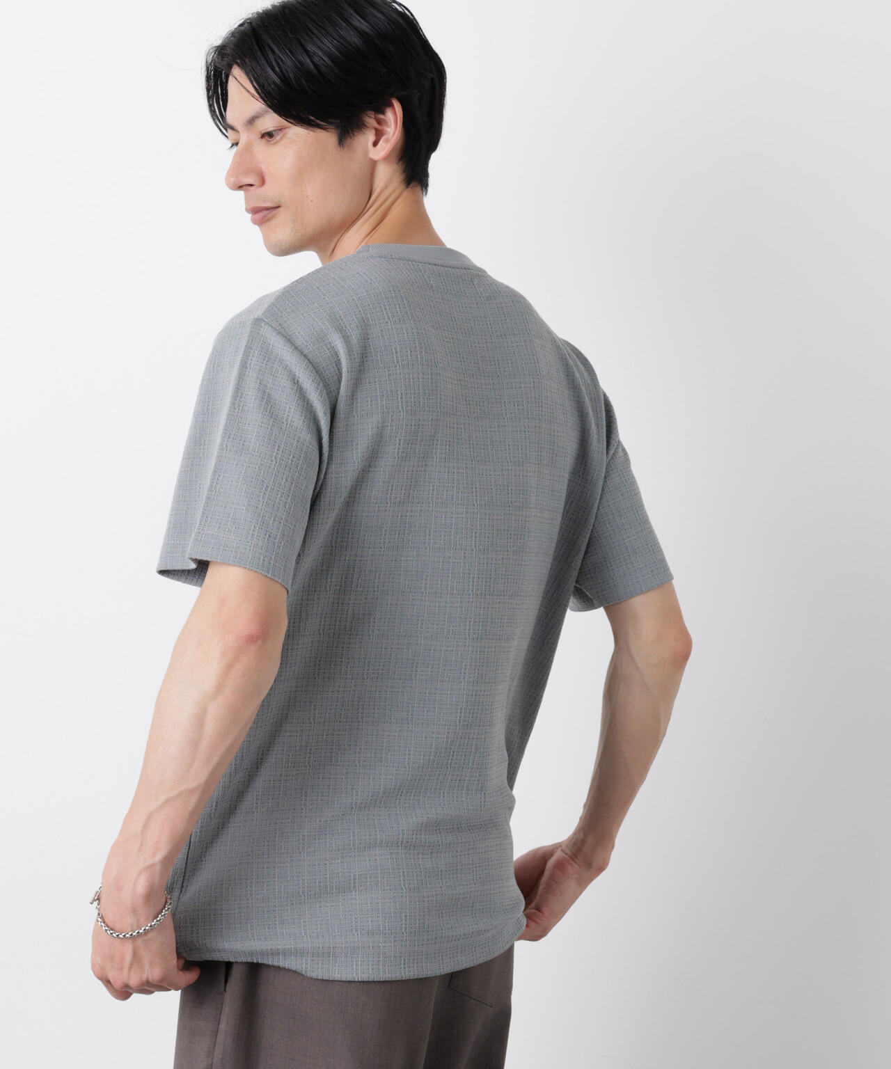 ストレッチジャガードTシャツ 半袖