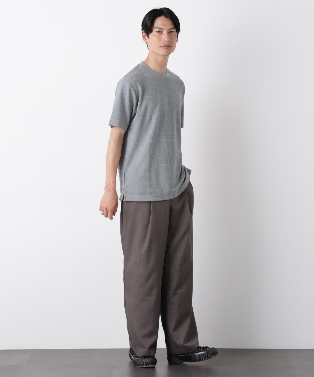 ストレッチジャガードTシャツ 半袖