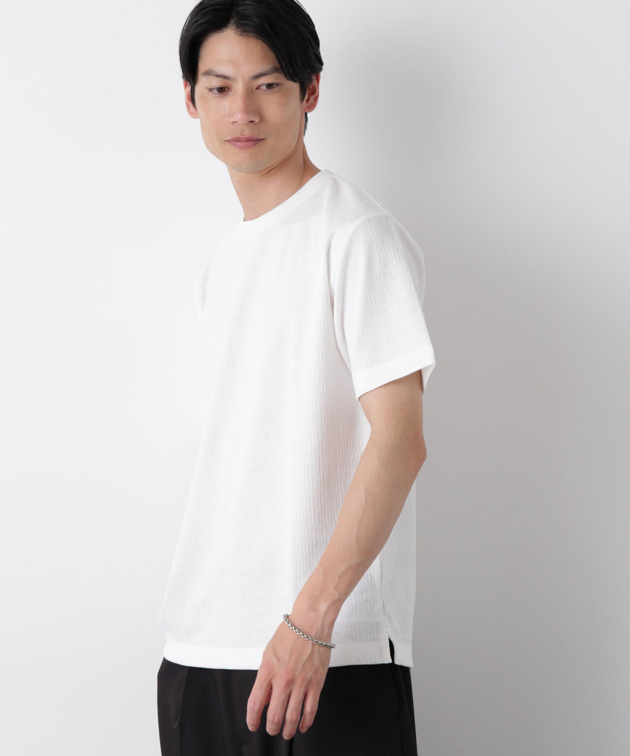ストレッチジャガードTシャツ 半袖