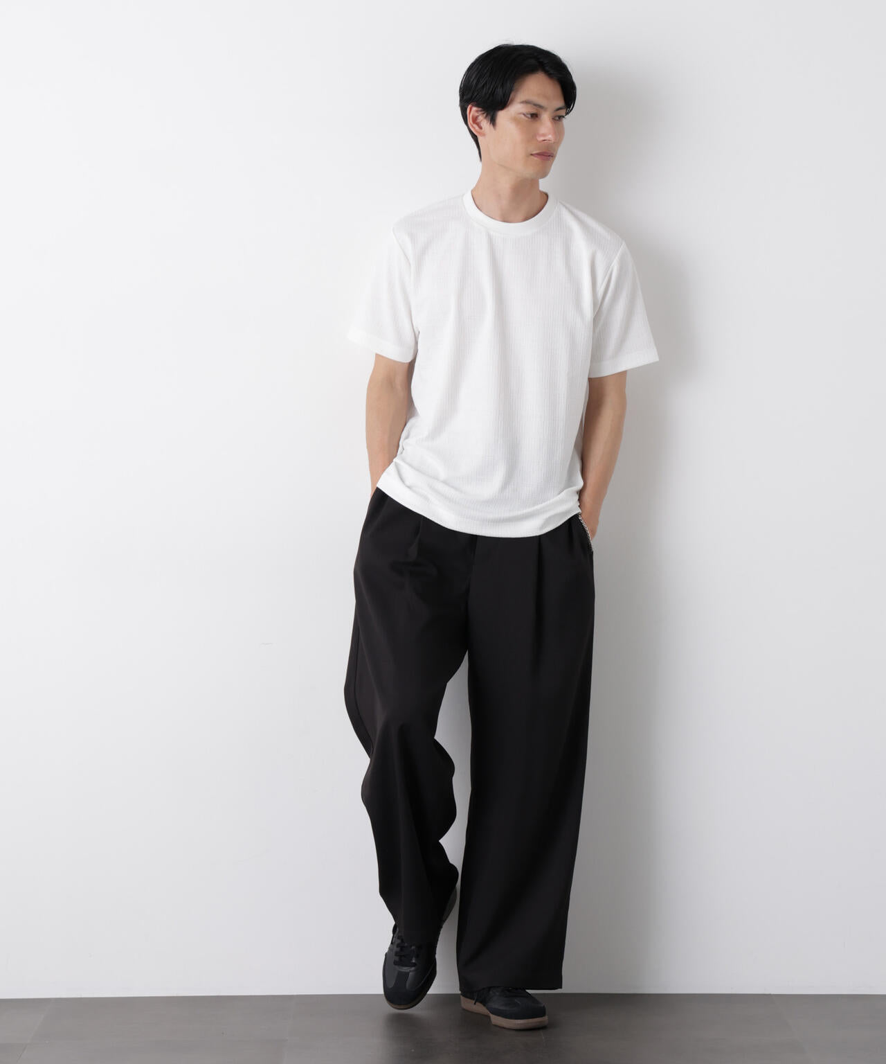 ストレッチジャガードTシャツ 半袖