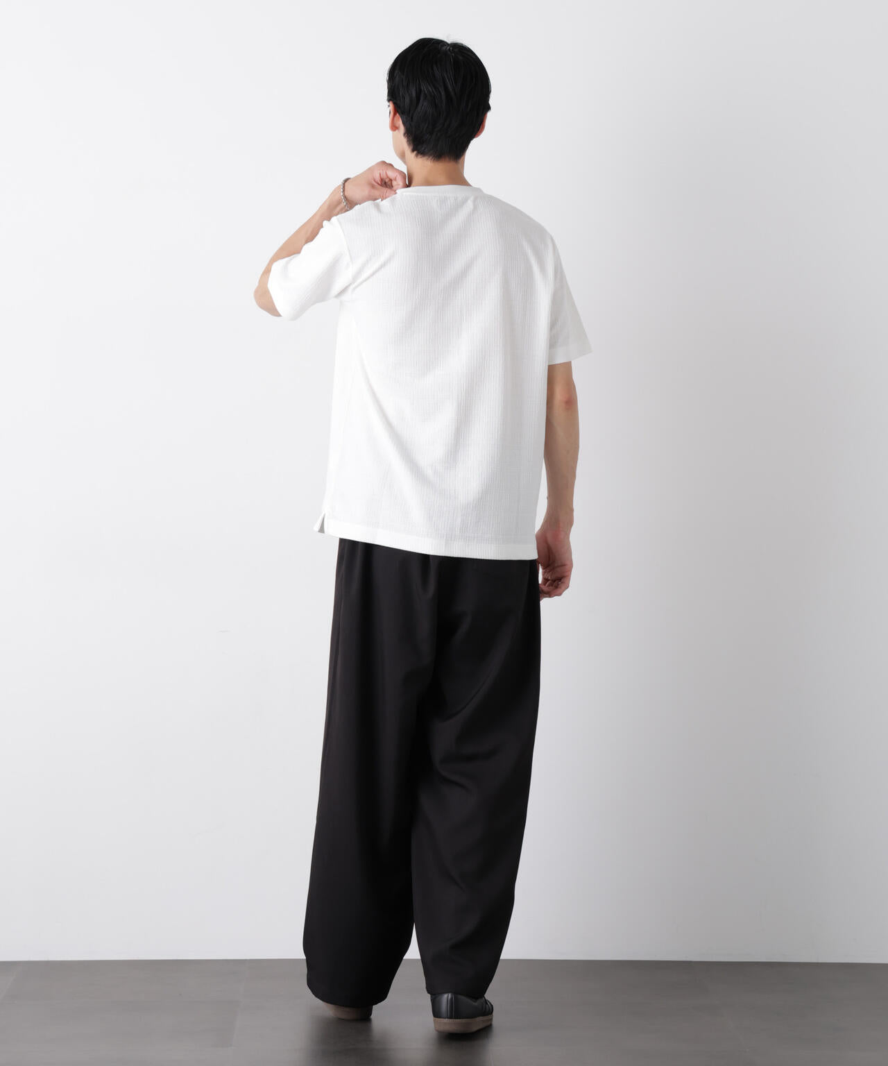 ストレッチジャガードTシャツ 半袖