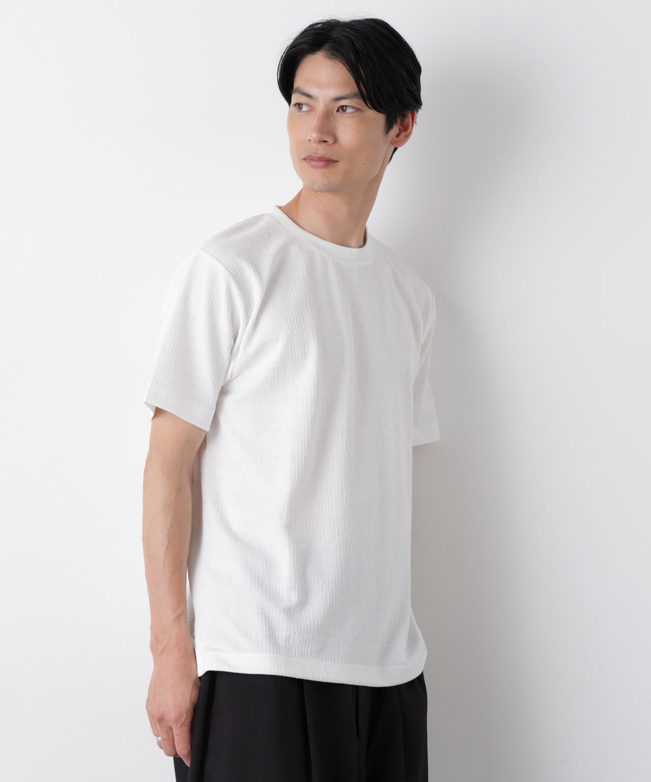 ストレッチジャガードTシャツ 半袖