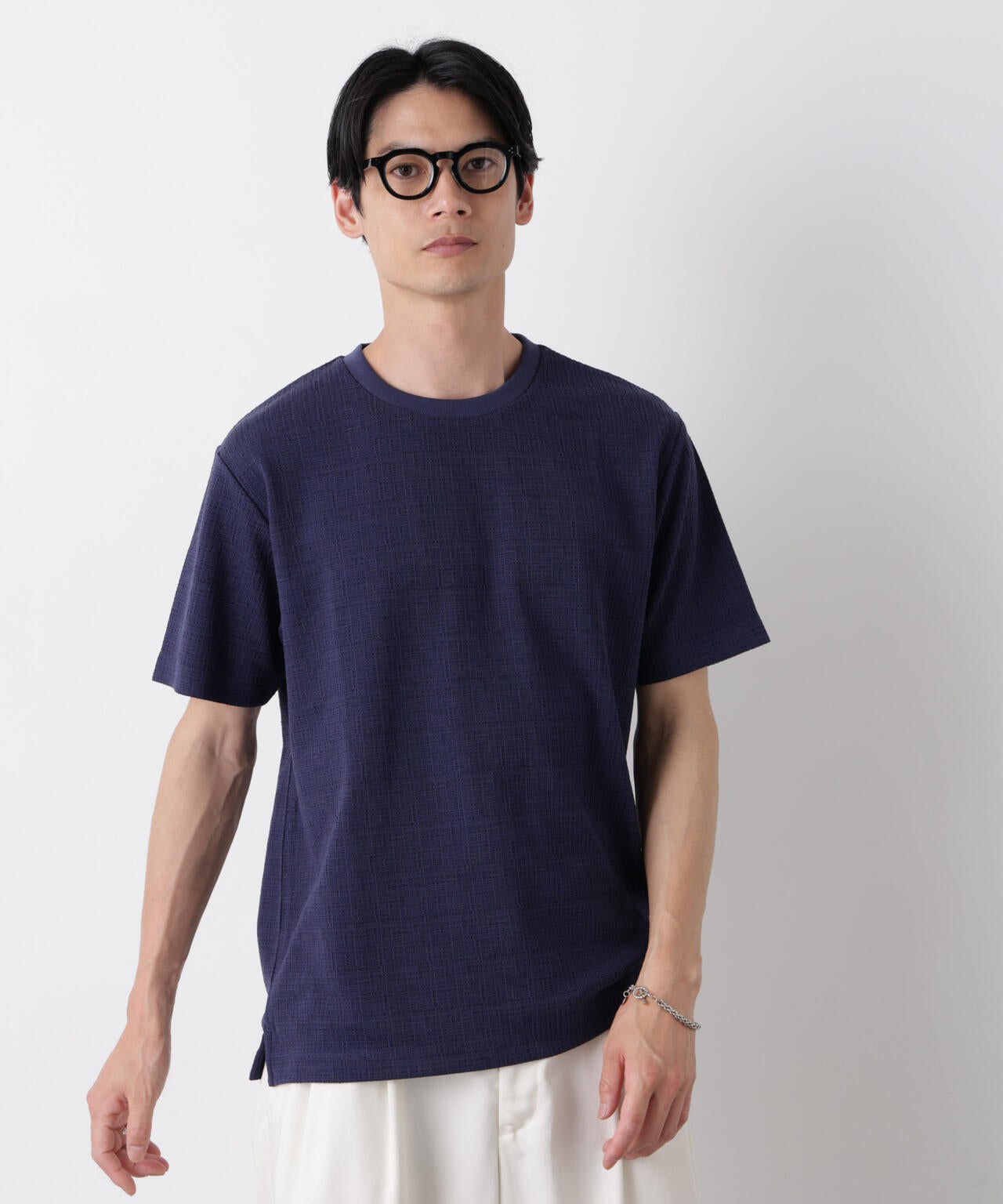 ストレッチジャガードTシャツ 半袖