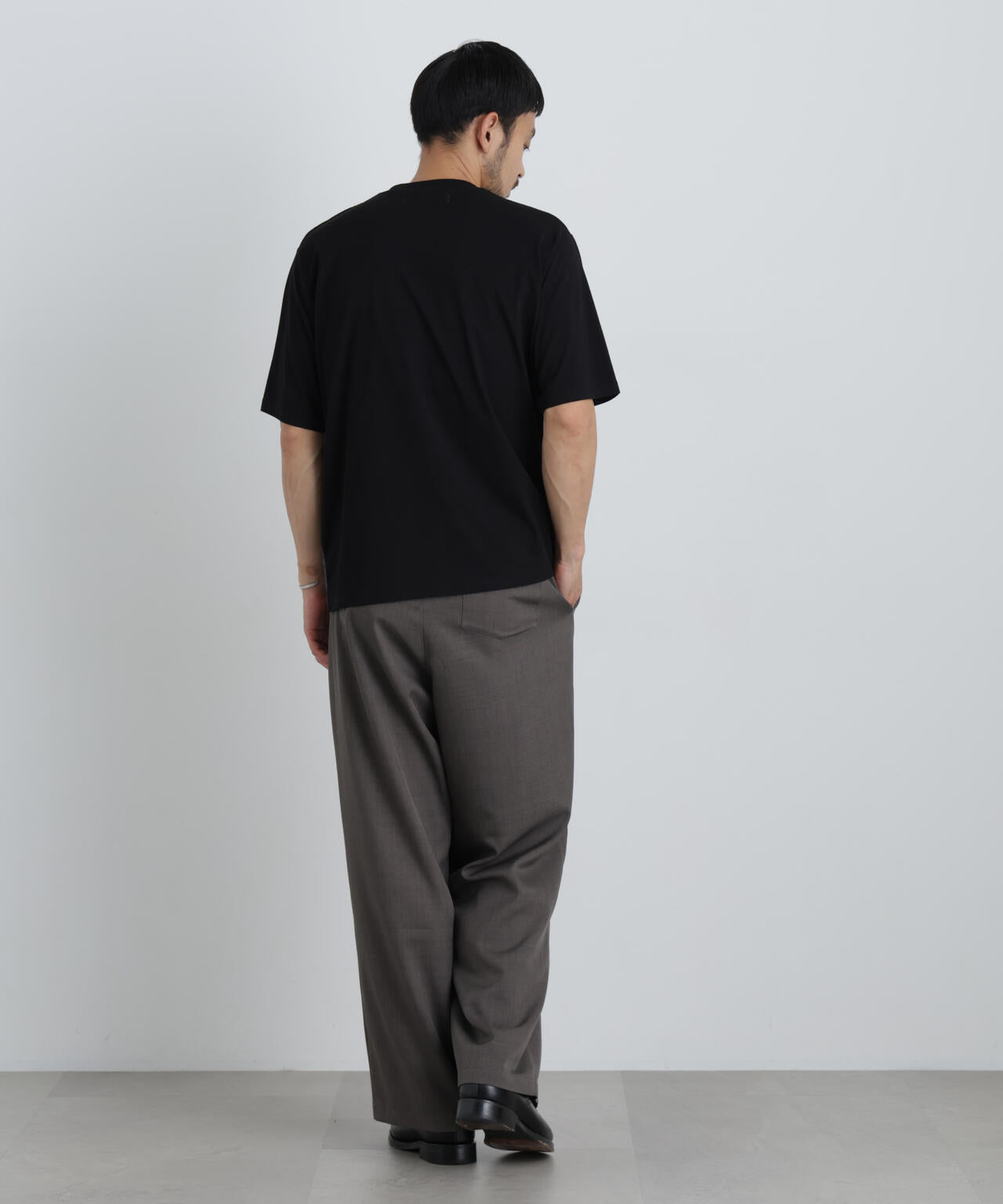 ニットコンビボーダーTシャツ 半袖