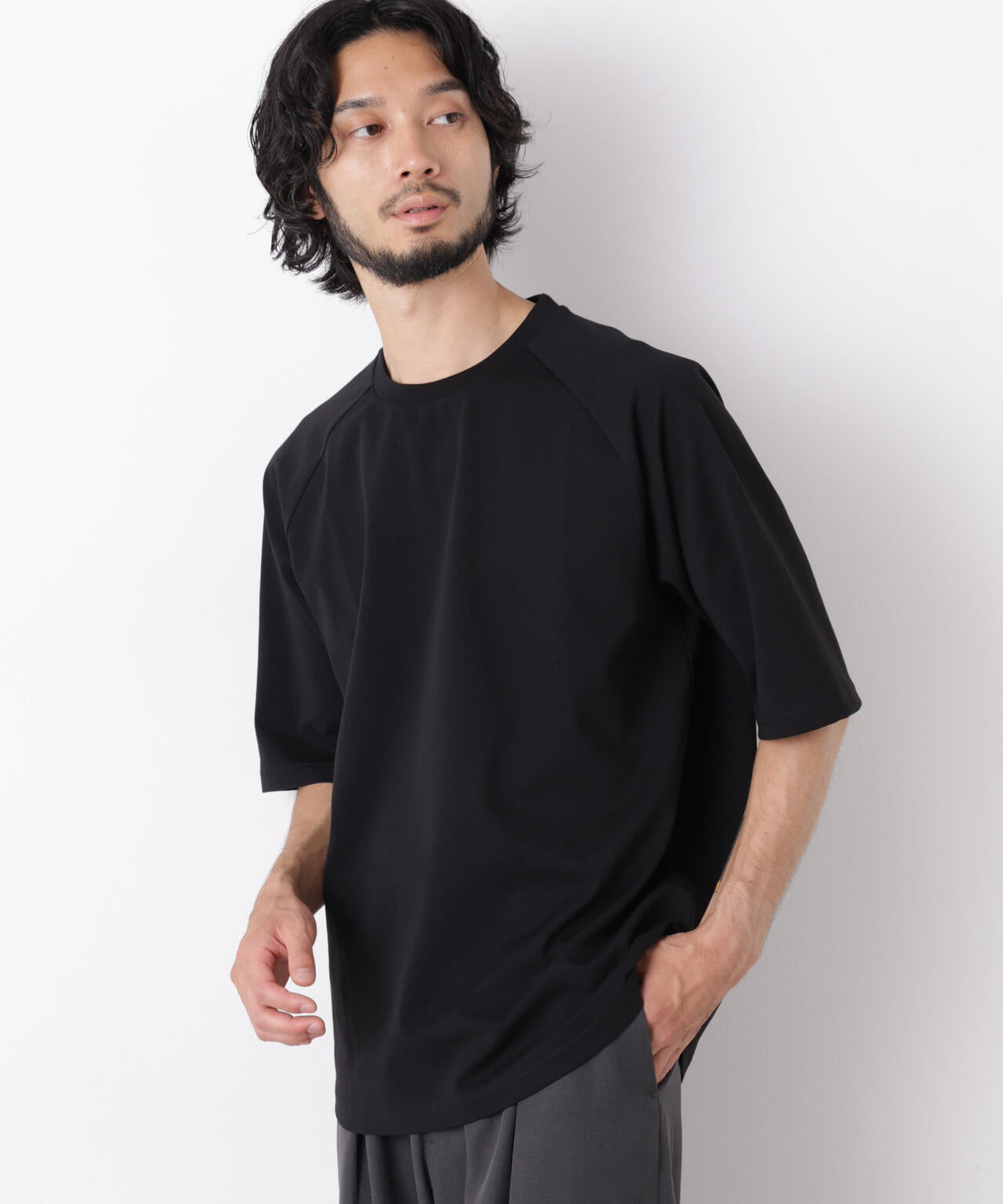 ビッグドレープTシャツ 半袖
