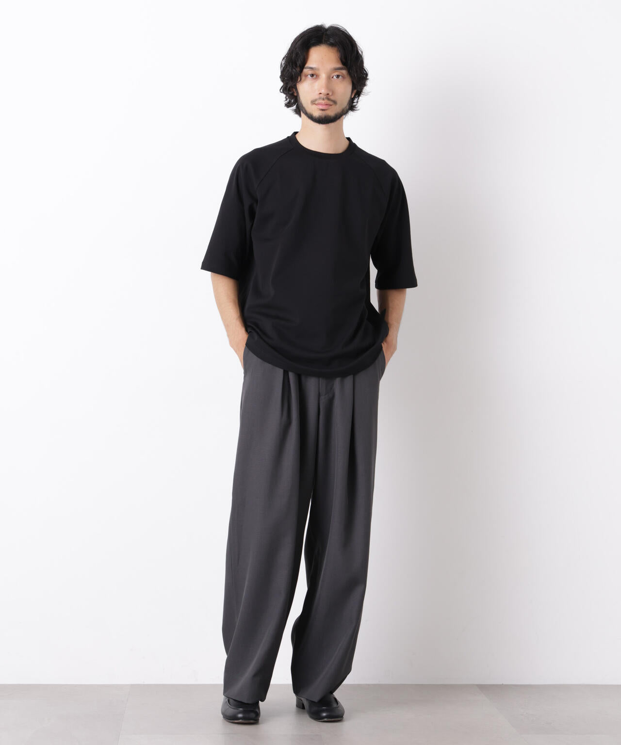 ビッグドレープTシャツ 半袖