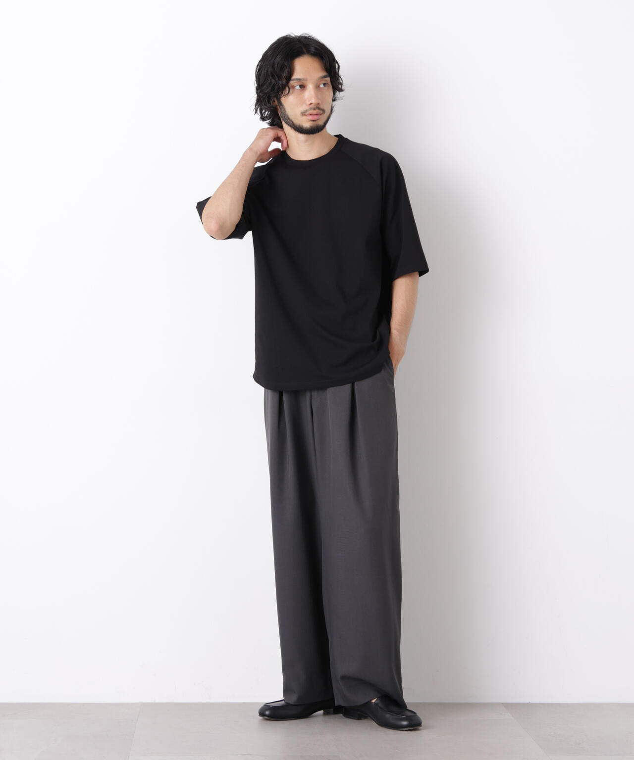 ビッグドレープTシャツ 半袖