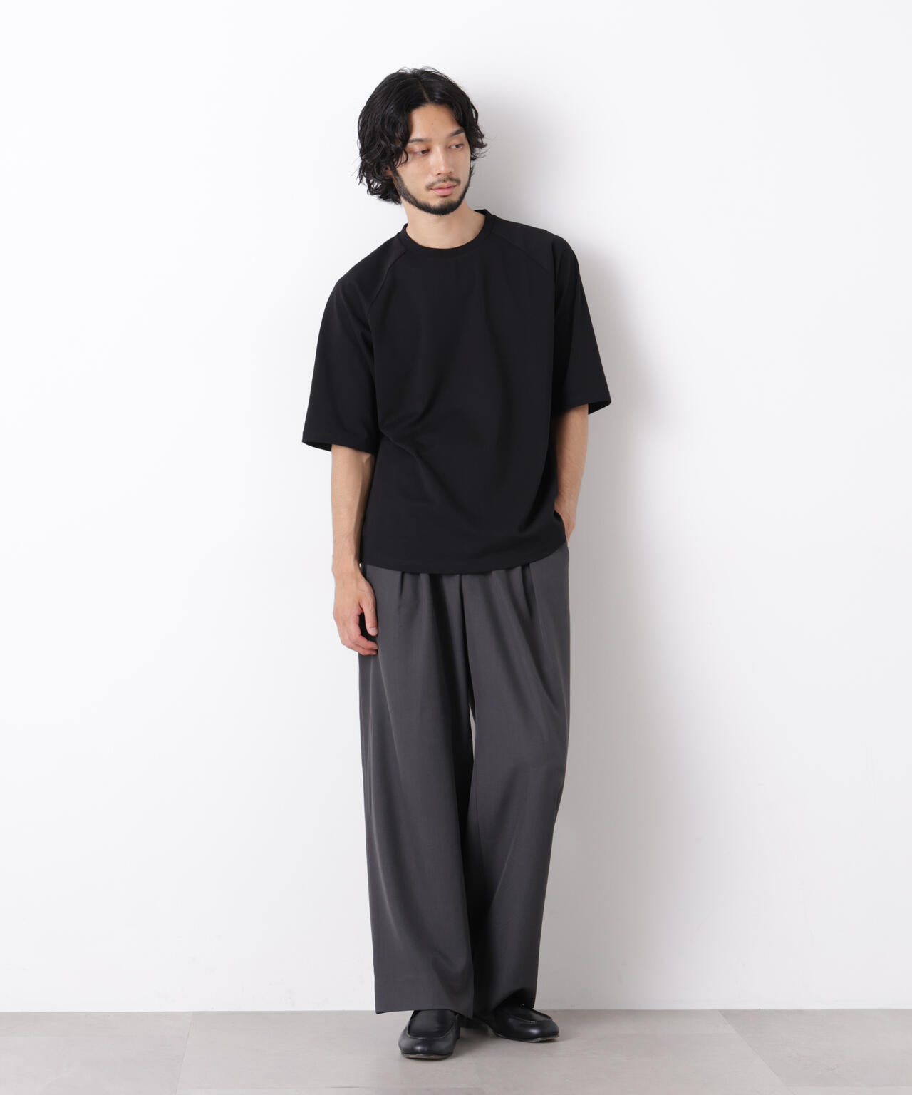 ビッグドレープTシャツ 半袖