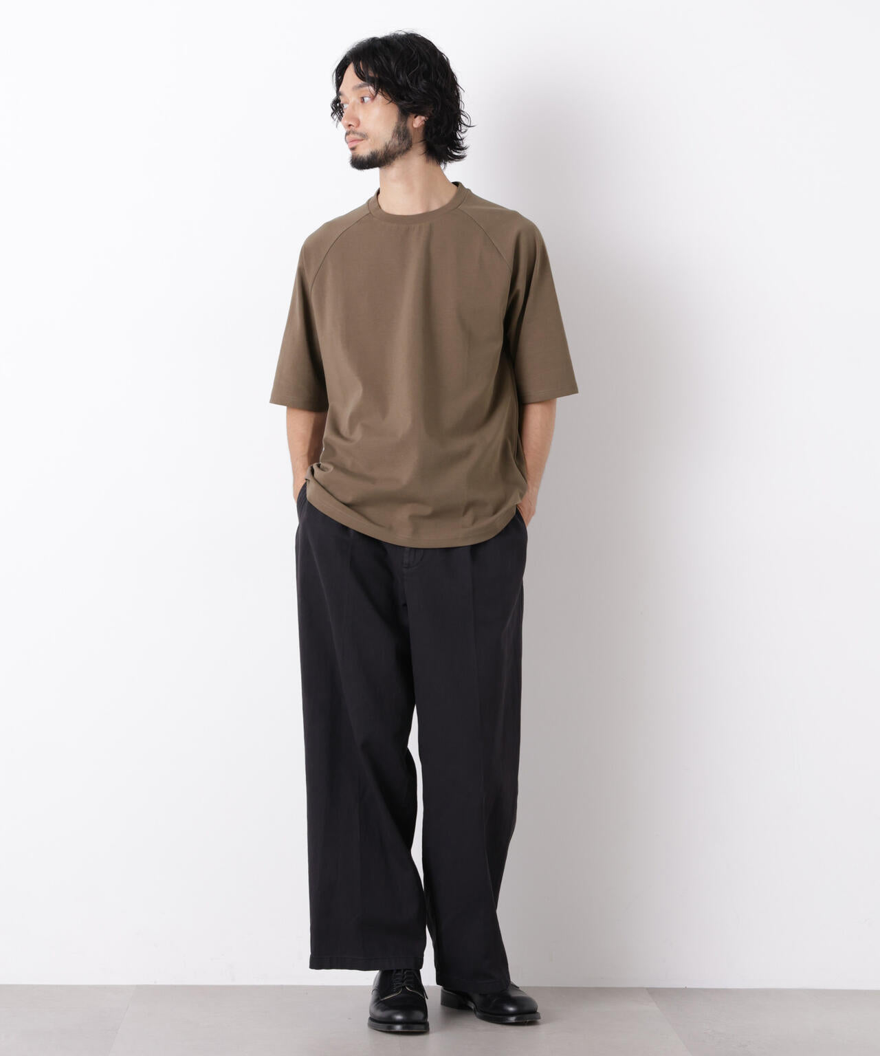 ビッグドレープTシャツ 半袖