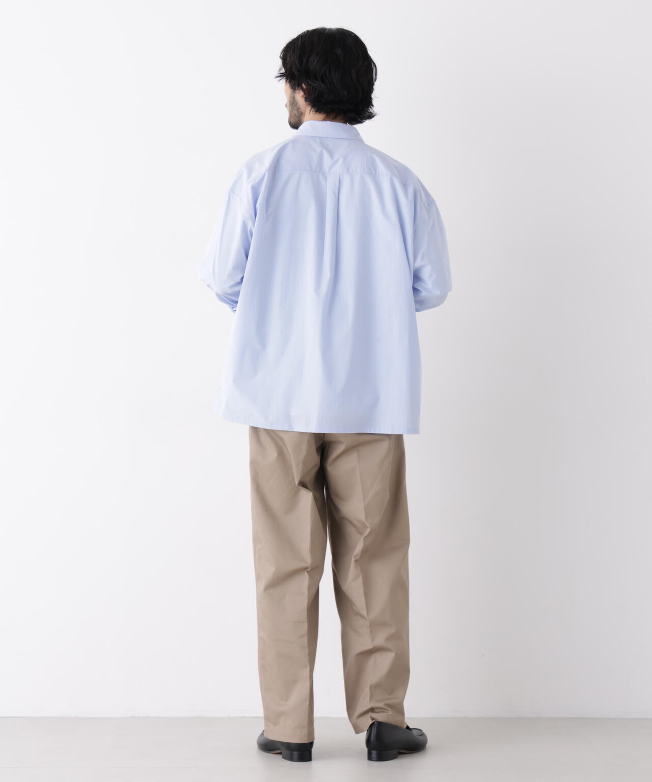 TCツイル2タックワイドパンツ