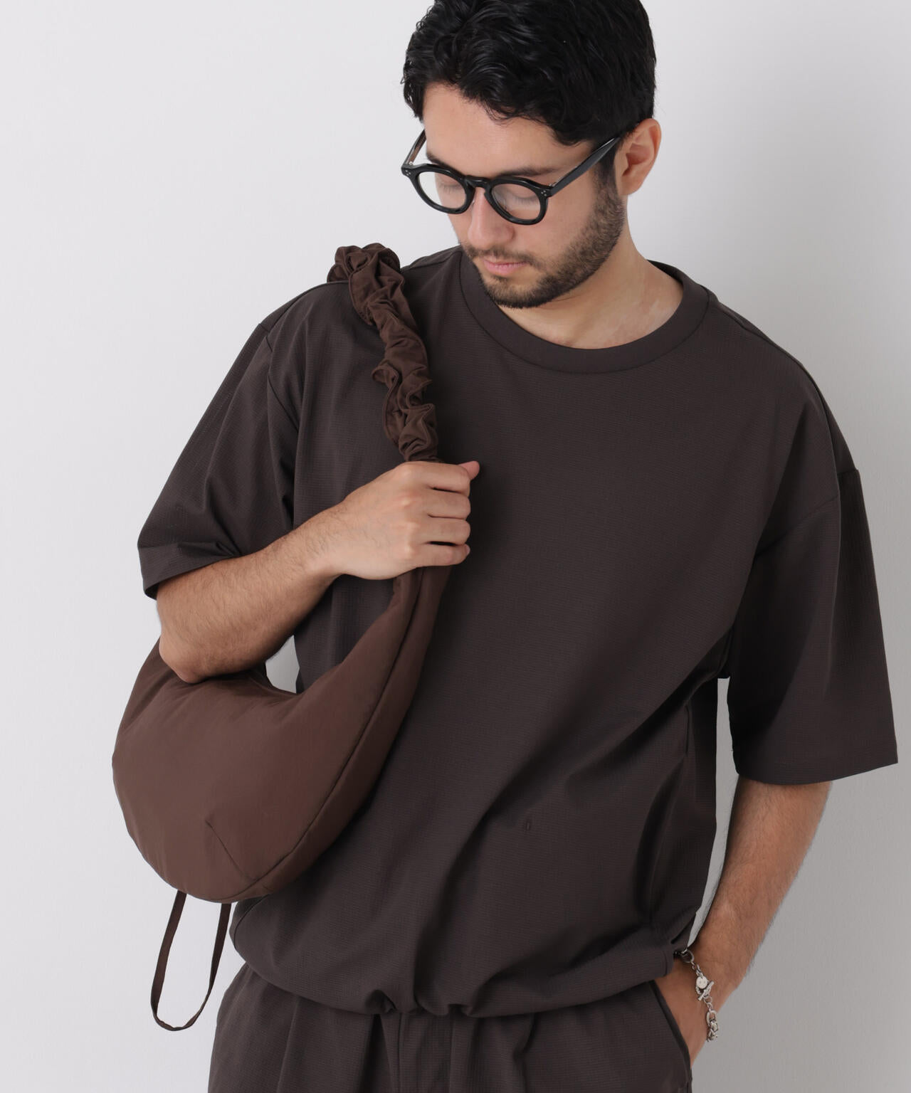 WEB限定/ラウンドショルダーバッグ
