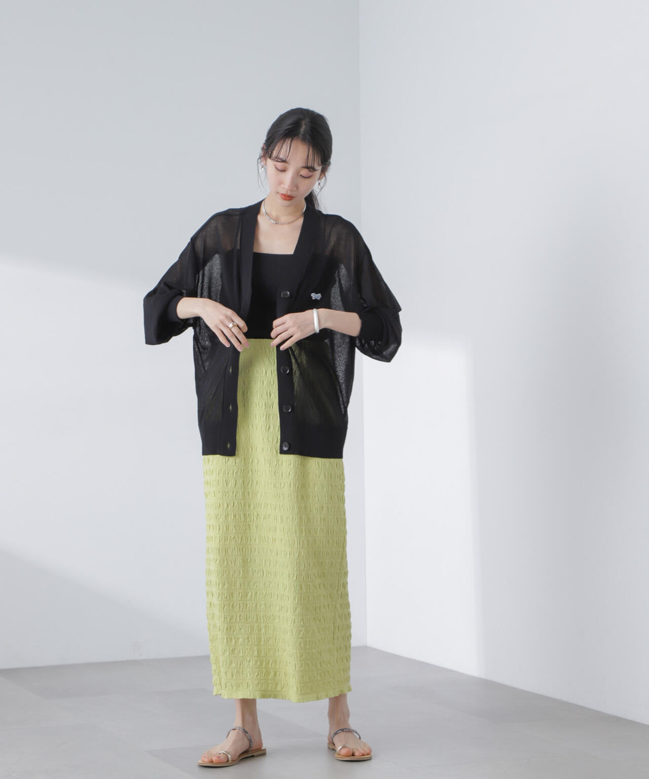 PENNEYS/PENNEYS別注TheFOXシアーカーディガン
