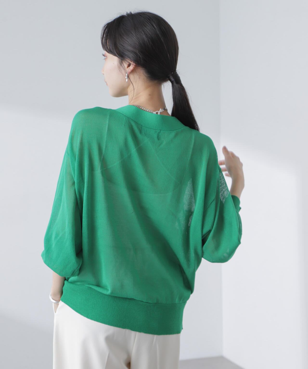 PENNEYS/PENNEYS別注TheFOXシアーカーディガン