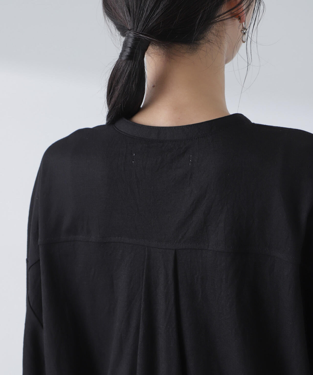 シアーカットワイドシャツ
