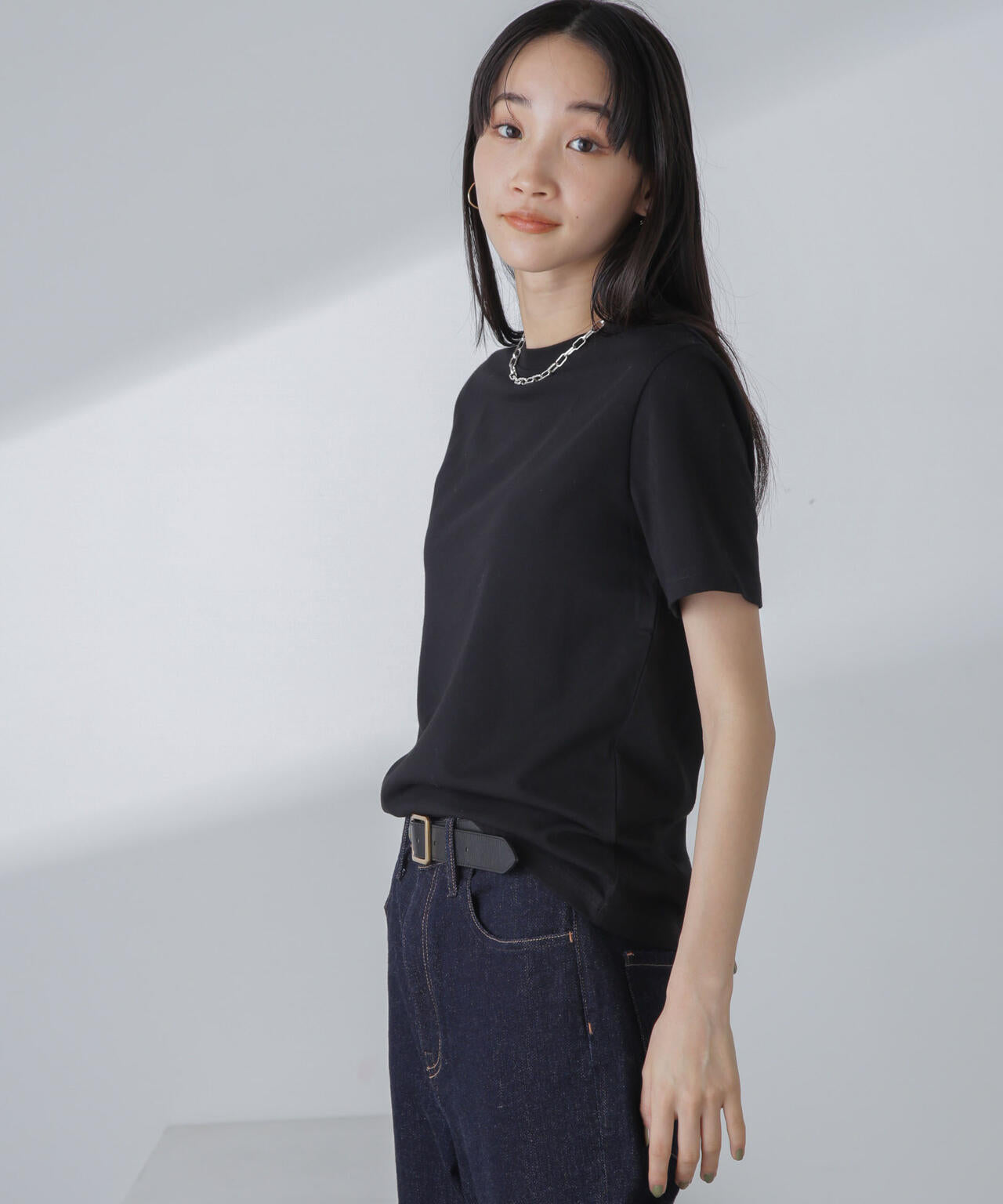 汗染み防止加工接触冷感半袖Tシャツ
