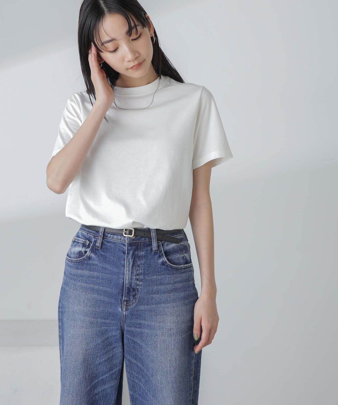 汗染み防止加工接触冷感半袖Tシャツ