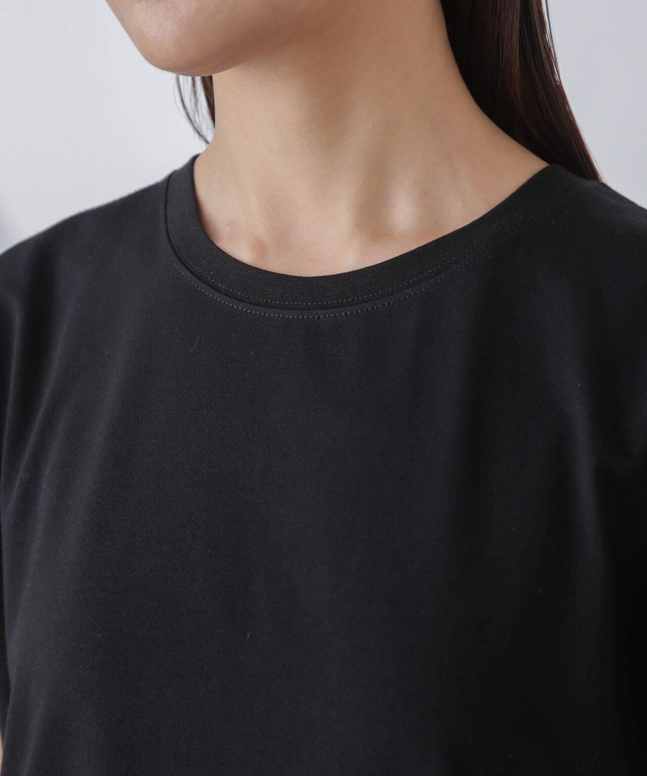 汗染み防止加工接触冷感フレンチスリーブTシャツ