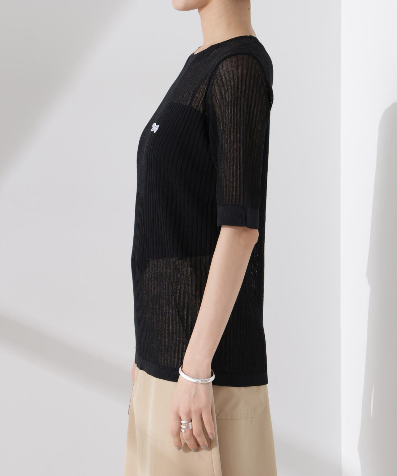 PENNEYS別注TheFOXシアーリブニットトップス