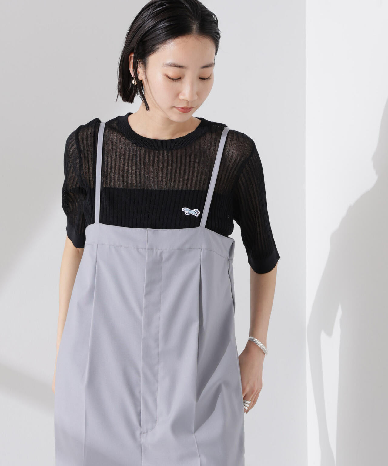 PENNEYS別注TheFOXシアーリブニットトップス