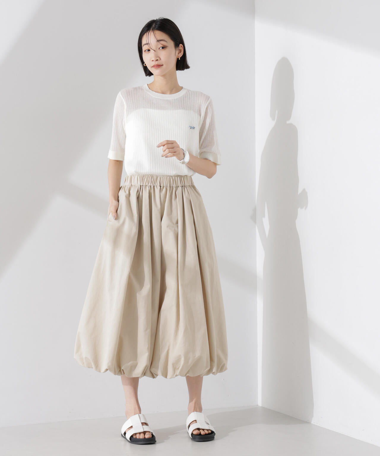 PENNEYS別注TheFOXシアーリブニットトップス